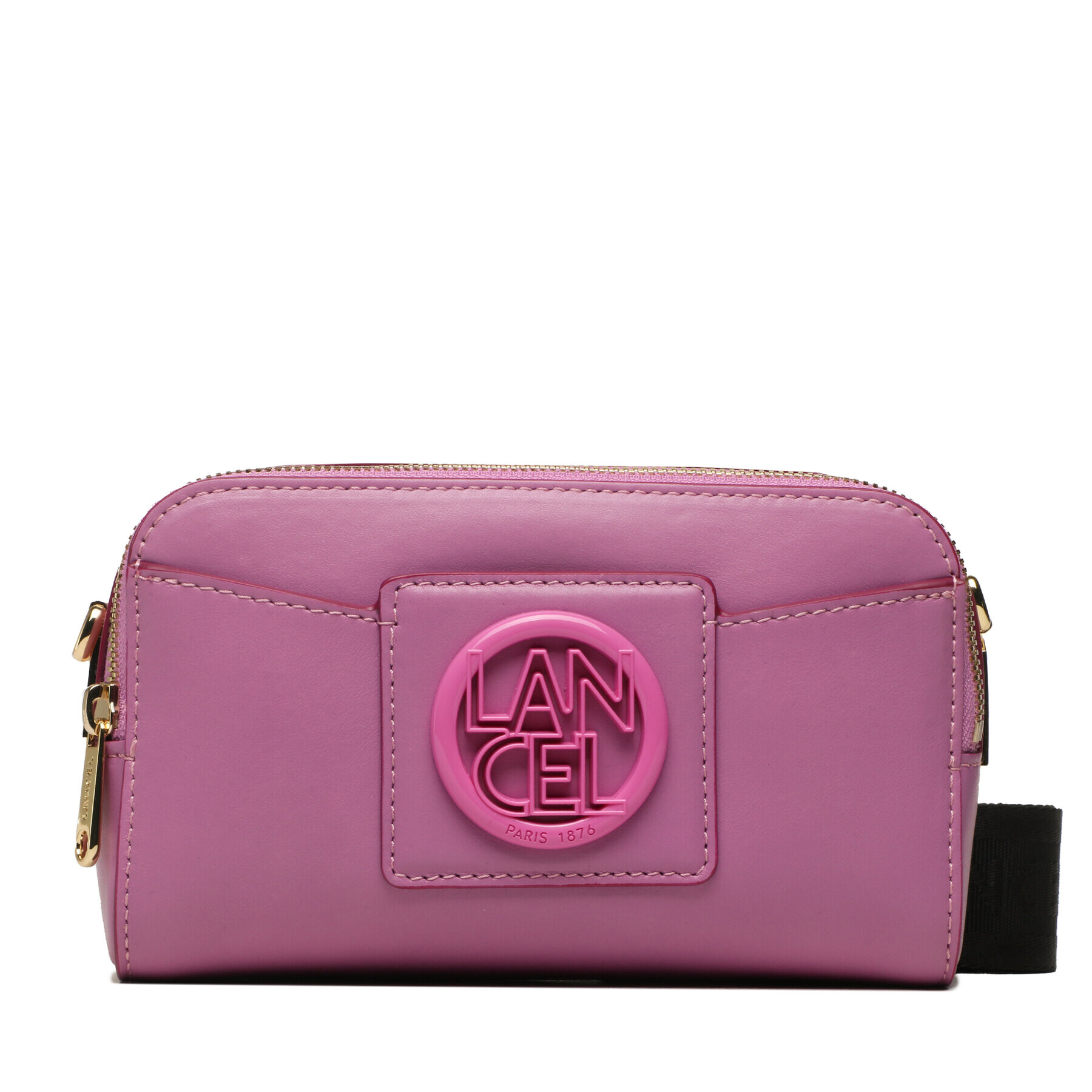 Lancel Дамска чанта Zip Camera Bag A12070 Виолетов - Pepit.bg