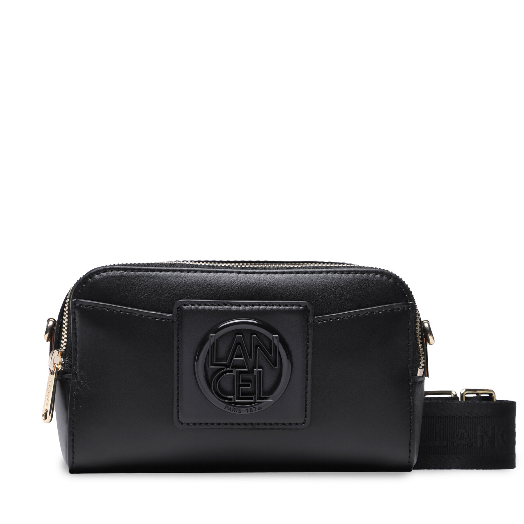 Lancel Дамска чанта Zip Camera Bag A1207010TU Черен - Pepit.bg