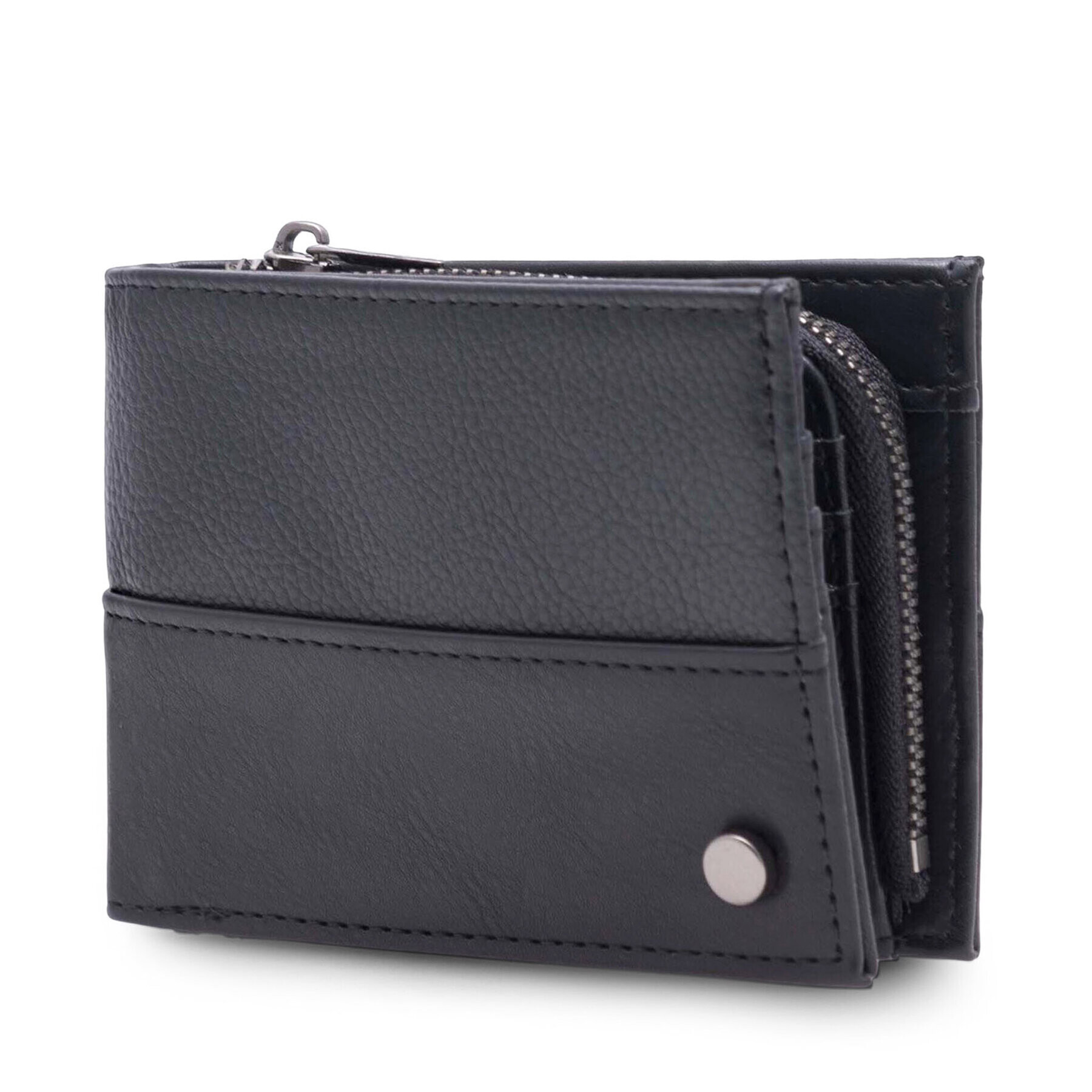 Lanetti Голям мъжки портфейл 4M1-002-AW23 Черен - Pepit.bg