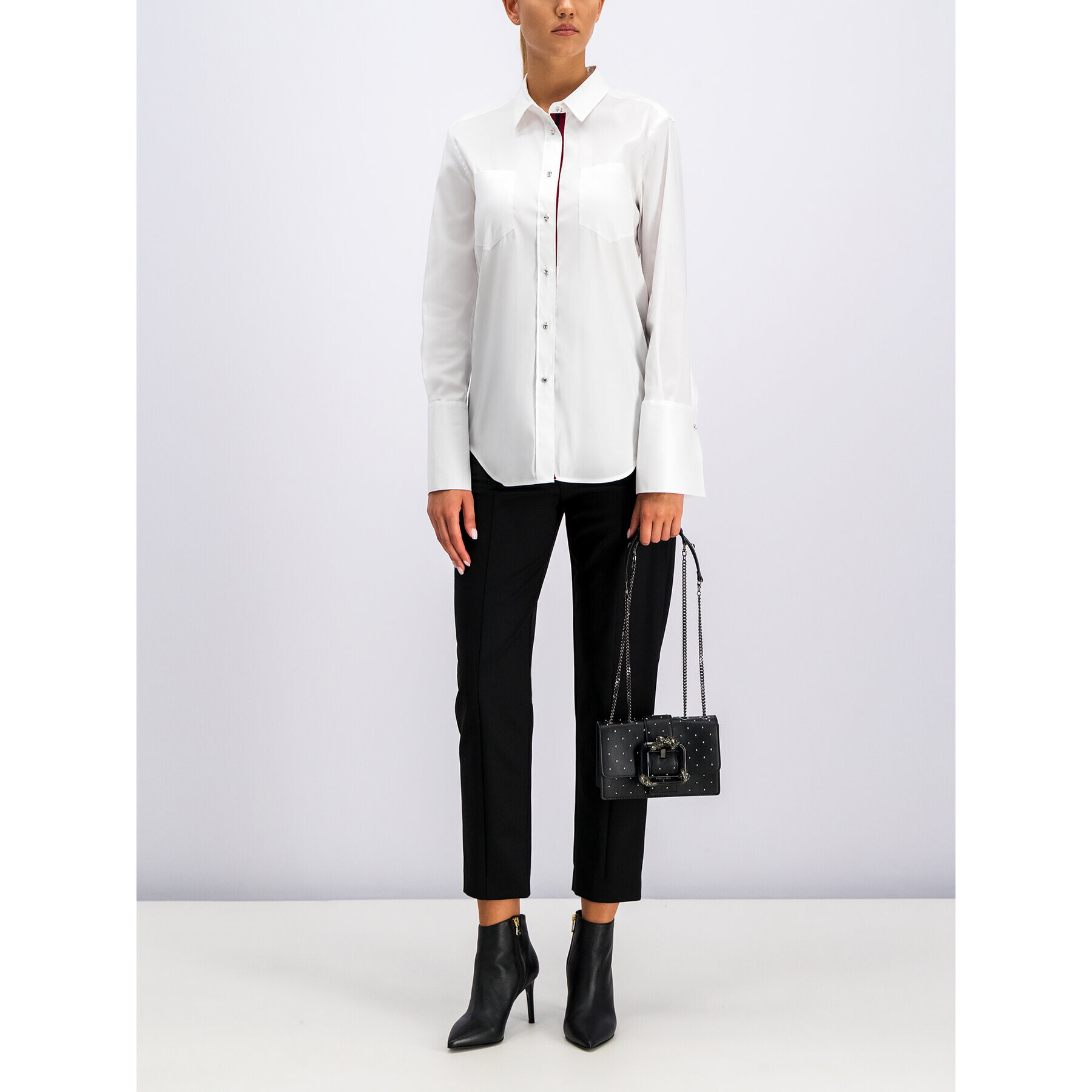 Laurèl Риза 52019 Бял Slim Fit - Pepit.bg