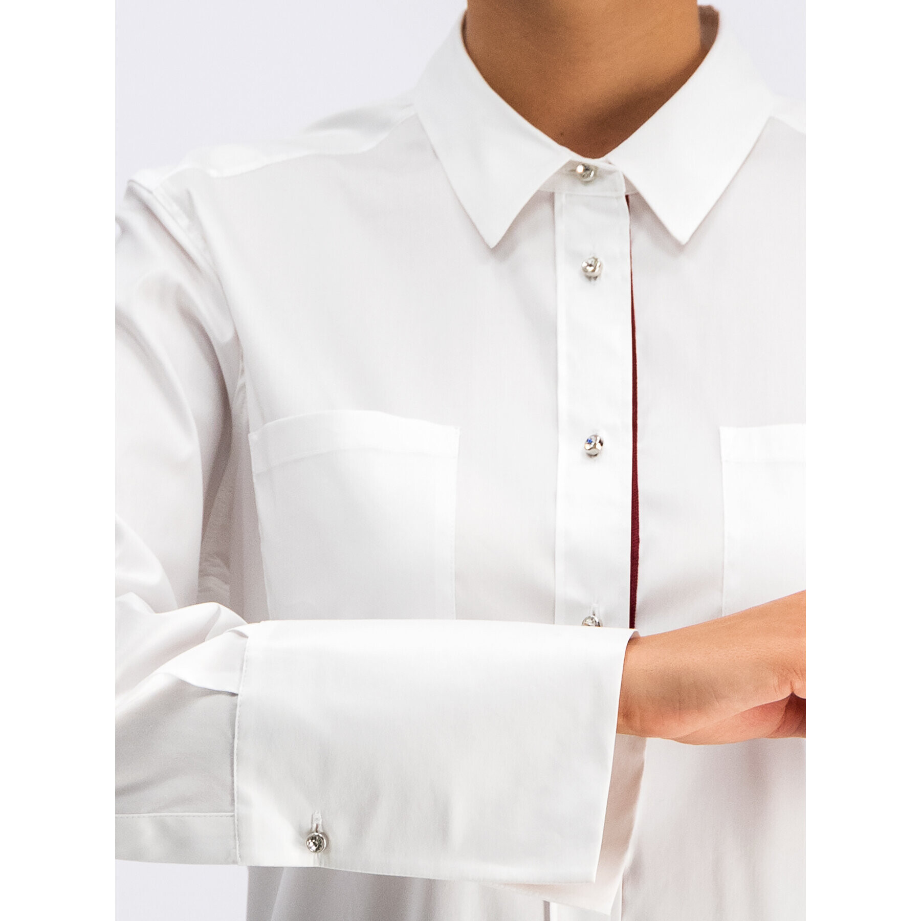 Laurèl Риза 52019 Бял Slim Fit - Pepit.bg