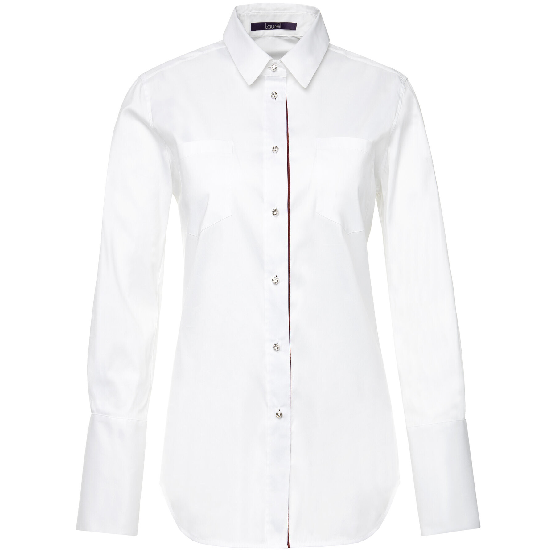 Laurèl Риза 52019 Бял Slim Fit - Pepit.bg