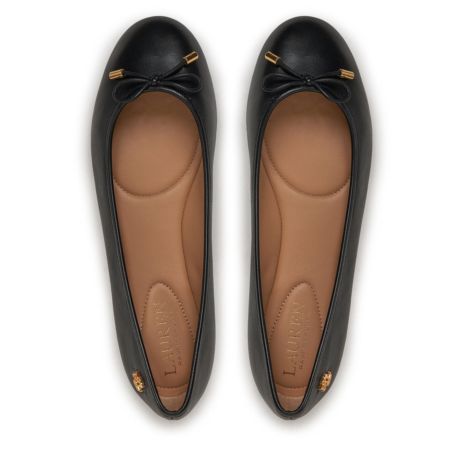 Lauren Ralph Lauren Балеринки 802940603001 Черен - Pepit.bg