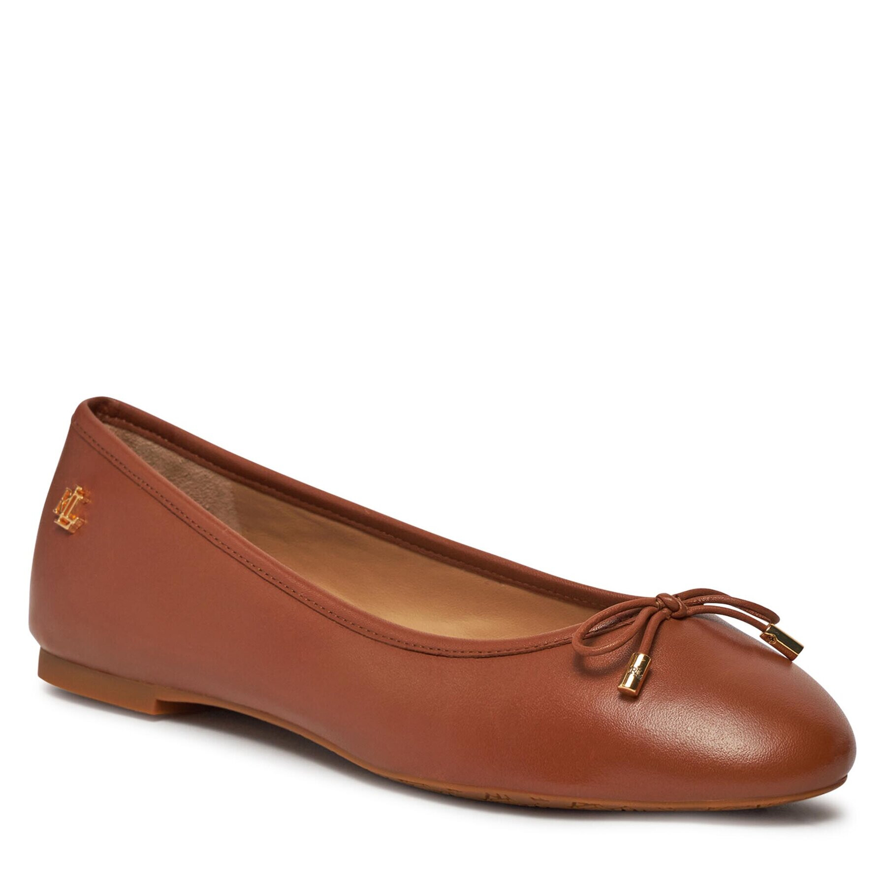 Lauren Ralph Lauren Балеринки 802940603002 Кафяв - Pepit.bg