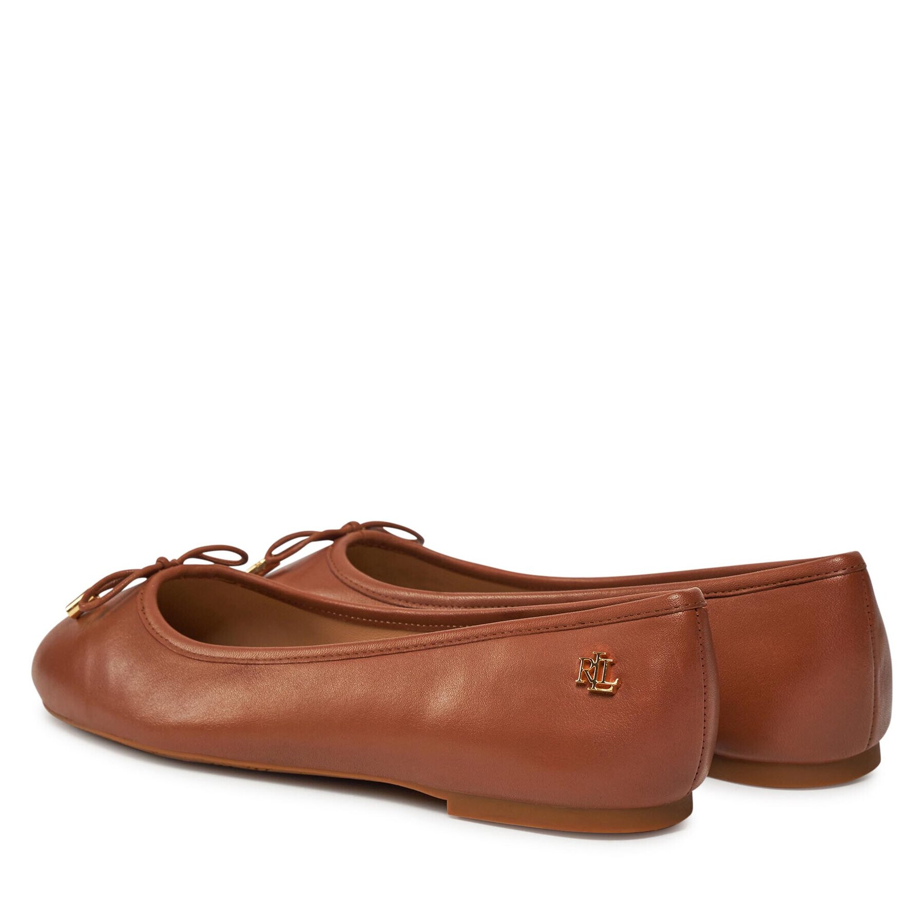Lauren Ralph Lauren Балеринки 802940603002 Кафяв - Pepit.bg