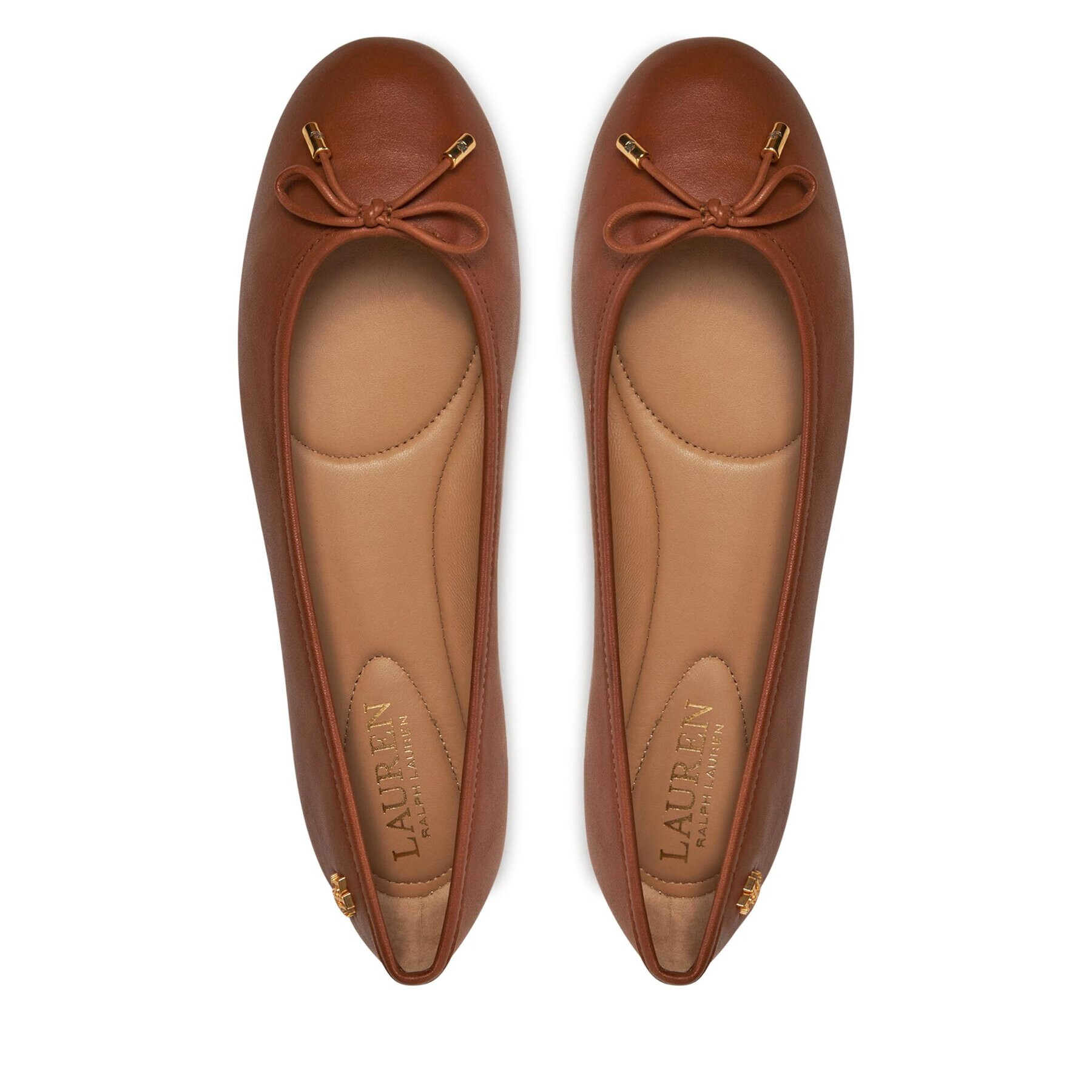 Lauren Ralph Lauren Балеринки 802940603002 Кафяв - Pepit.bg