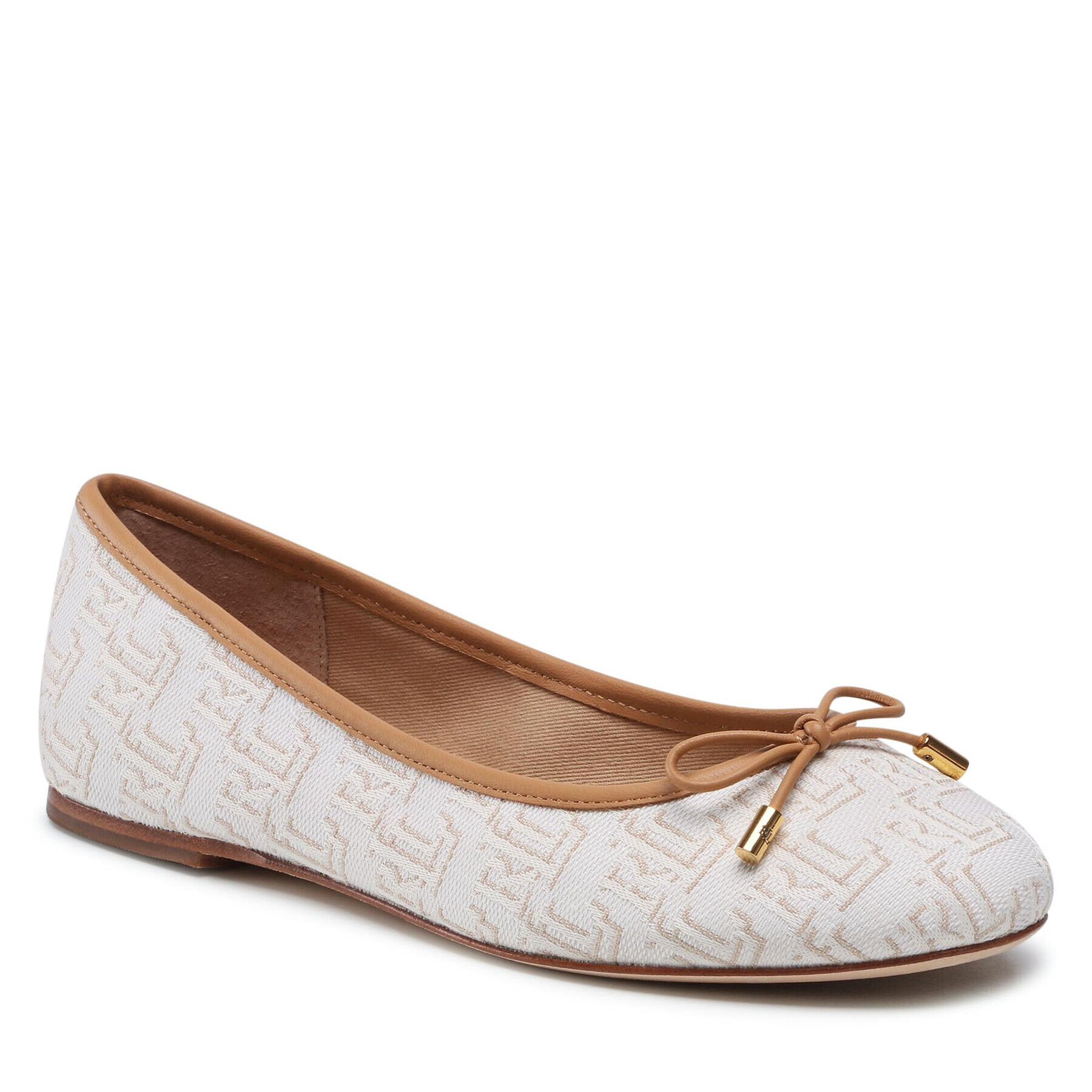 Lauren Ralph Lauren Балеринки Jayna 802860782001 Бял - Pepit.bg