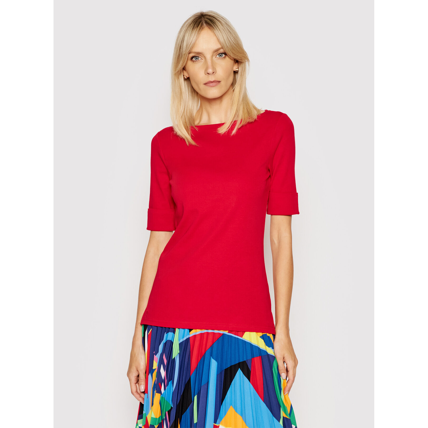 Lauren Ralph Lauren Блуза 200654963031 Червен Regular Fit - Pepit.bg