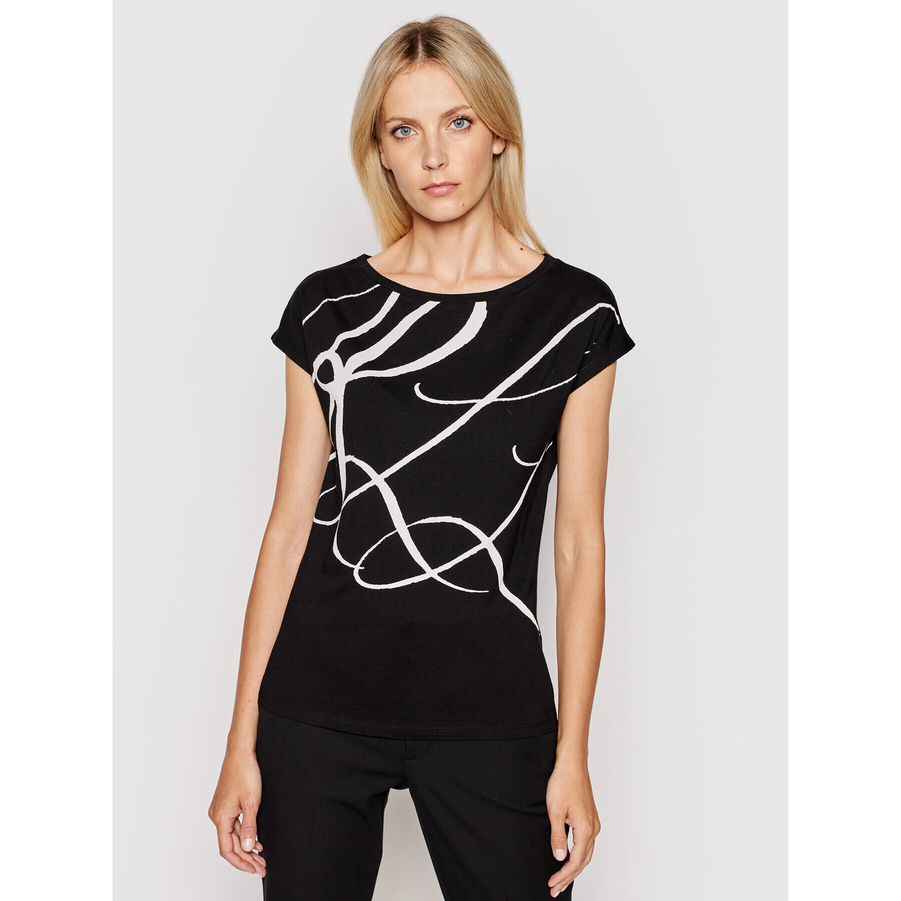 Lauren Ralph Lauren Блуза 200748765002 Черен Regular Fit - Pepit.bg