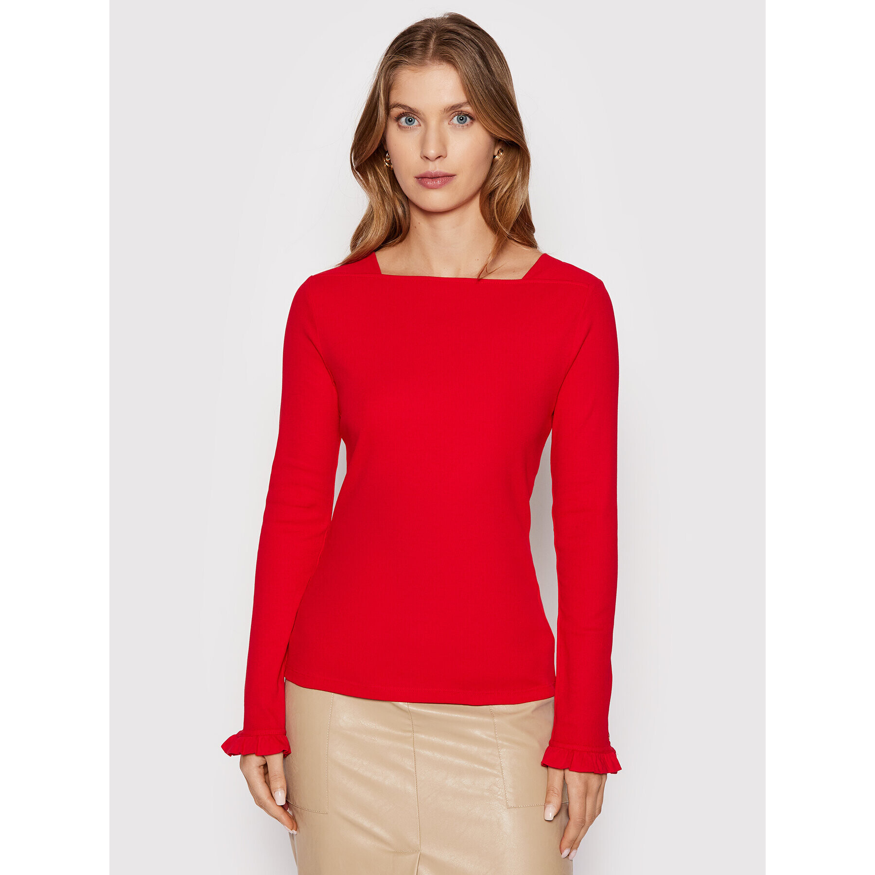 Lauren Ralph Lauren Блуза 200817317002 Червен Regular Fit - Pepit.bg