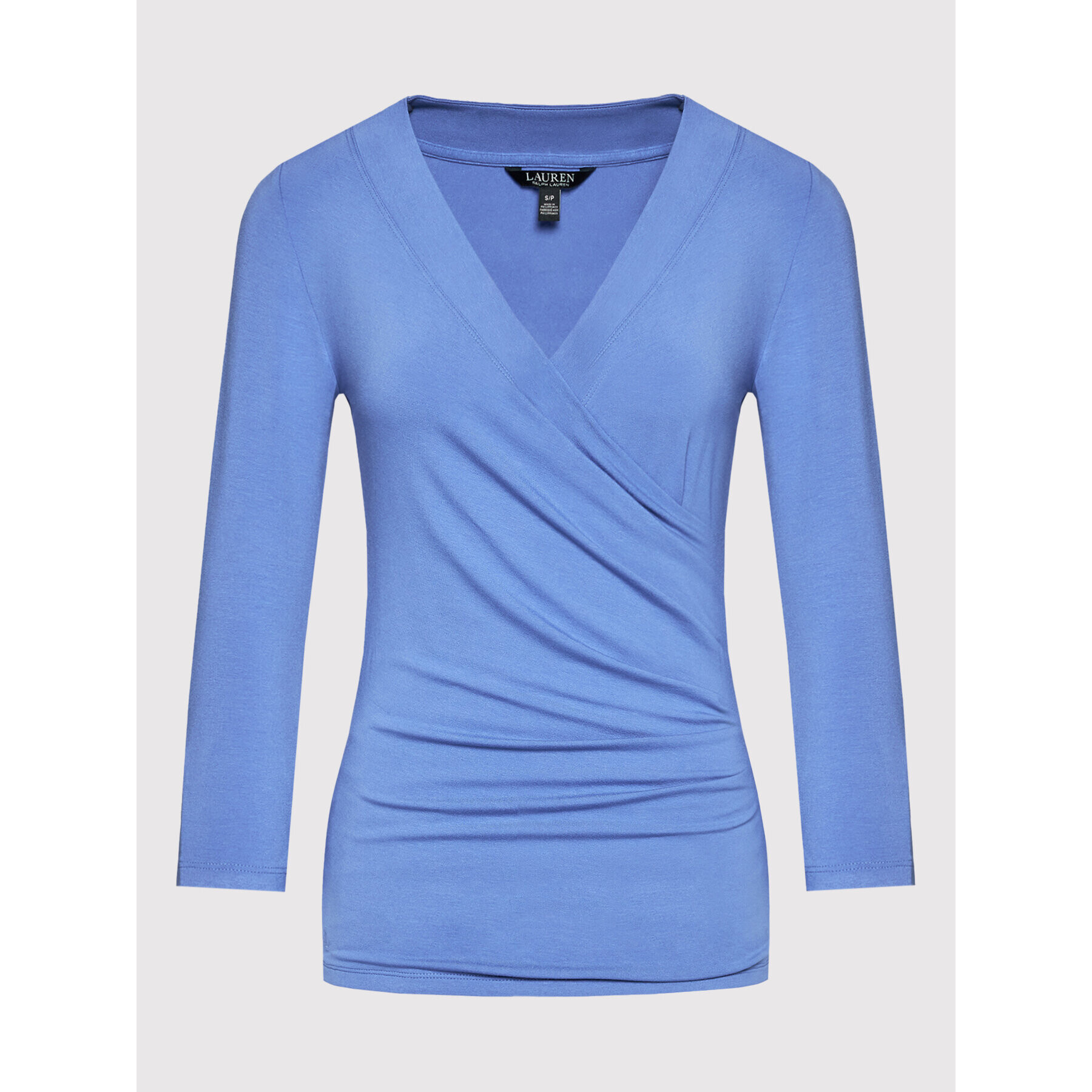 Lauren Ralph Lauren Блуза 200831571005 Син Slim Fit - Pepit.bg