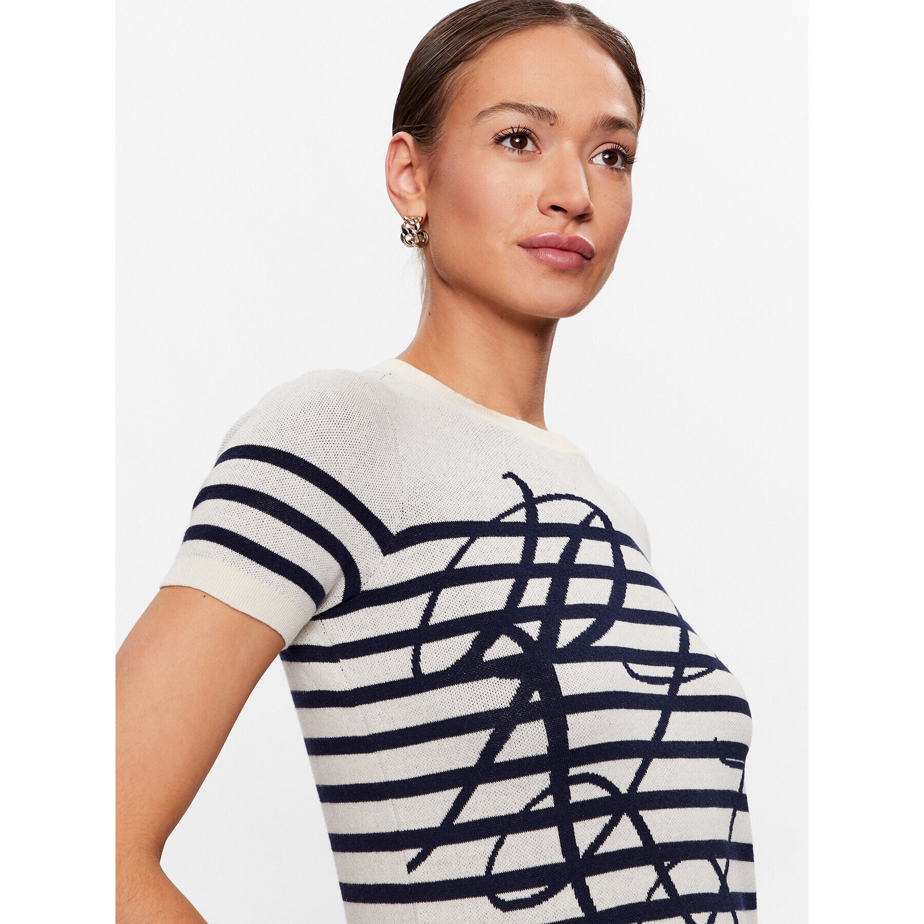 Lauren Ralph Lauren Блуза 200910446001 Екрю Regular Fit - Pepit.bg