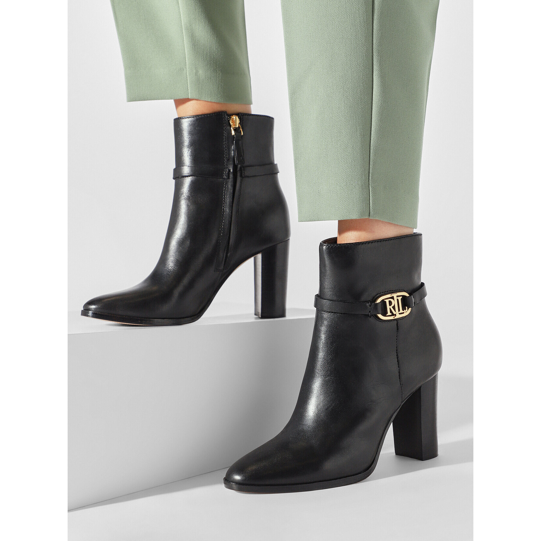 Lauren Ralph Lauren Боти 802912277003 Черен - Pepit.bg