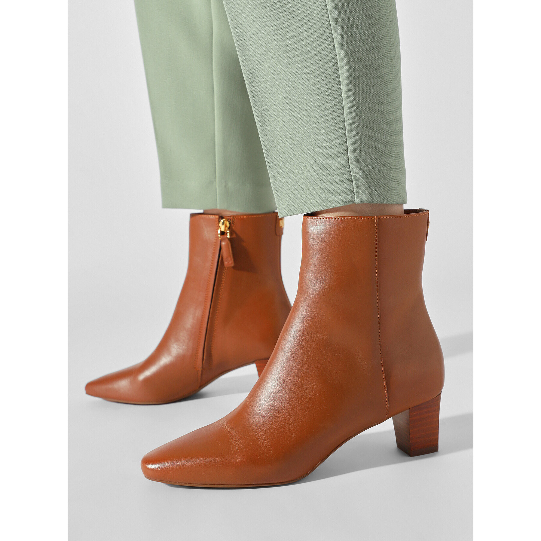Lauren Ralph Lauren Боти 802912365002 Кафяв - Pepit.bg