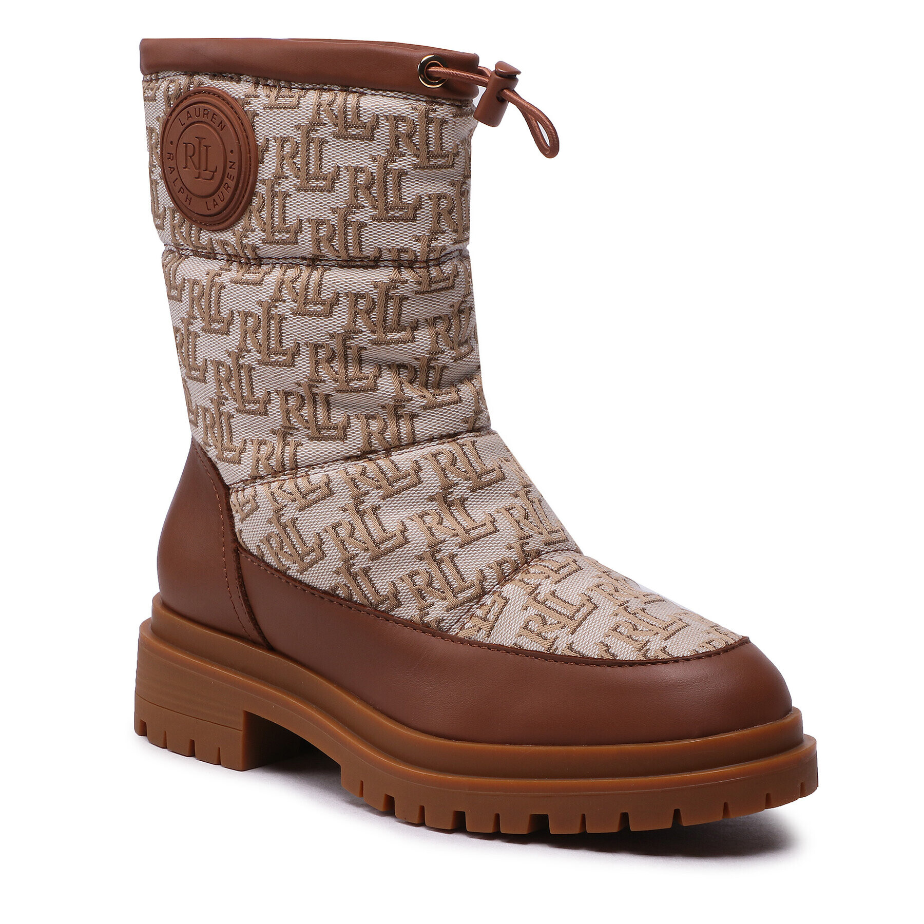 Lauren Ralph Lauren Боти Coree 802882382002 Бежов - Pepit.bg