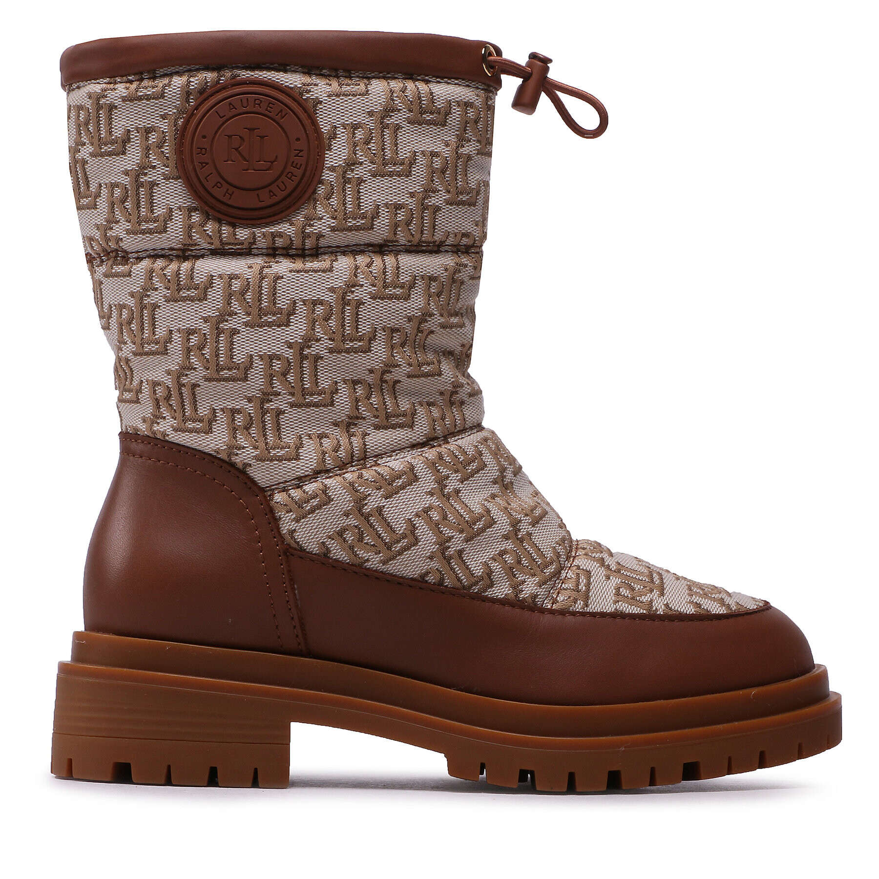 Lauren Ralph Lauren Боти Coree 802882382002 Бежов - Pepit.bg