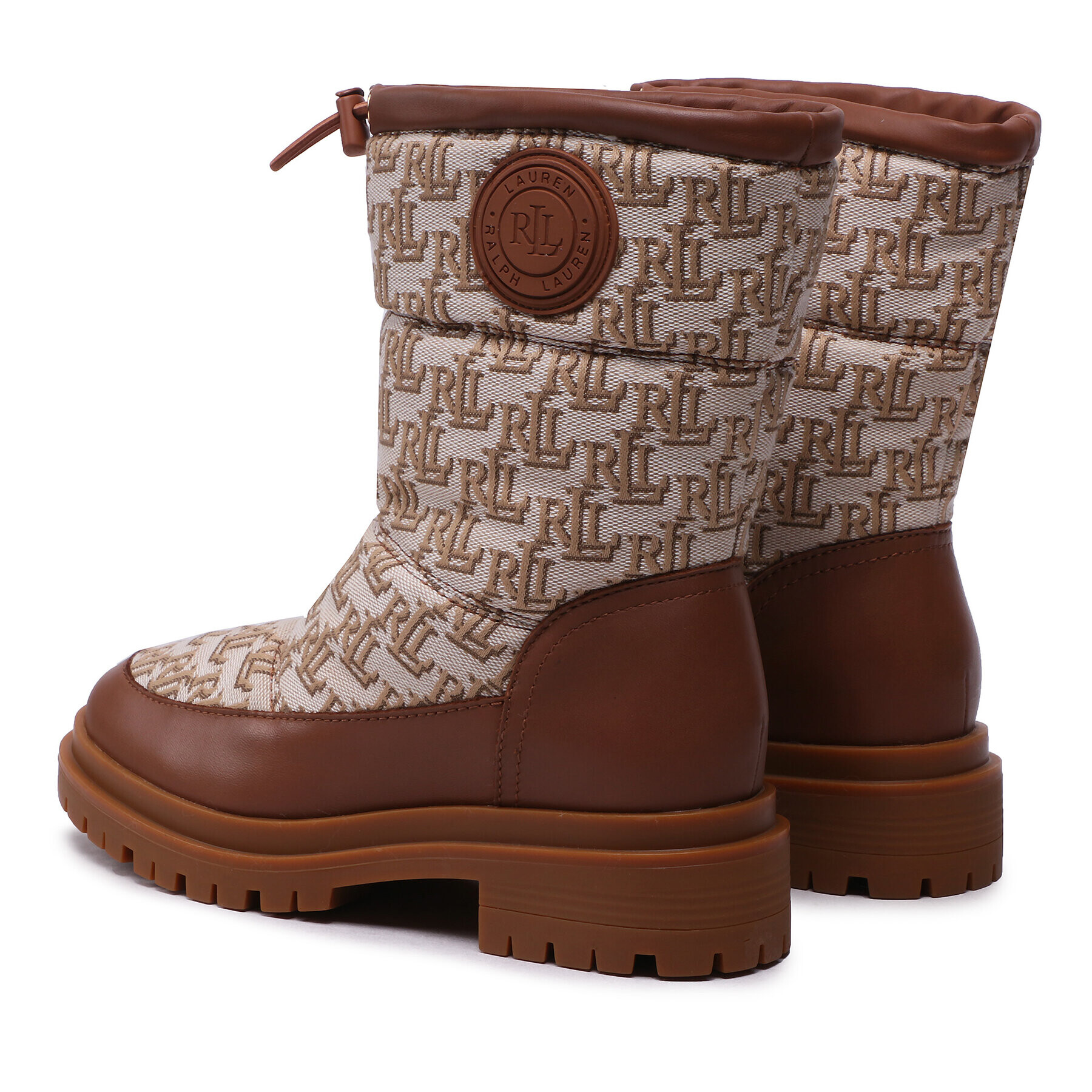Lauren Ralph Lauren Боти Coree 802882382002 Бежов - Pepit.bg