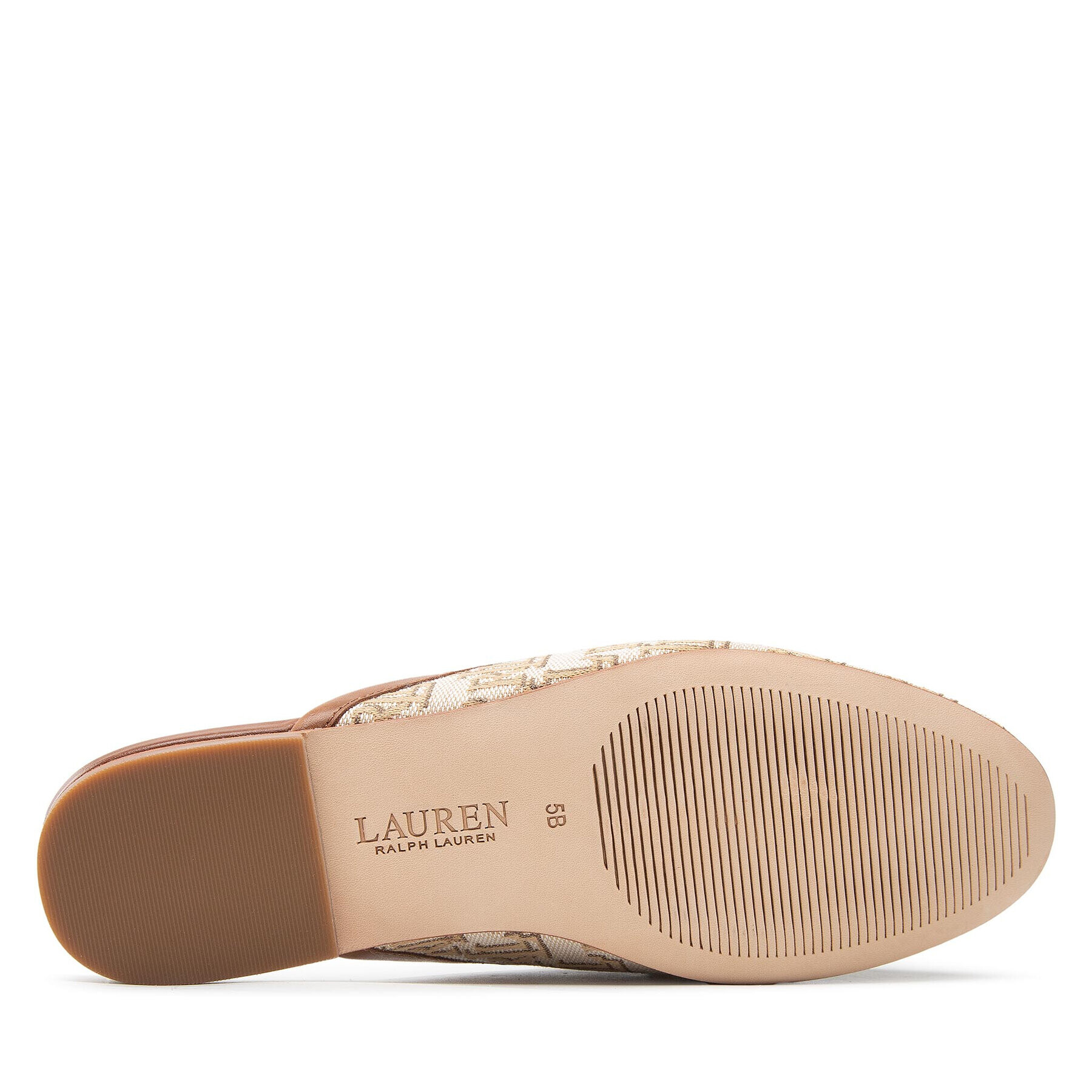 Lauren Ralph Lauren Чехли Averi Mule 2 802871267002 Бежов - Pepit.bg