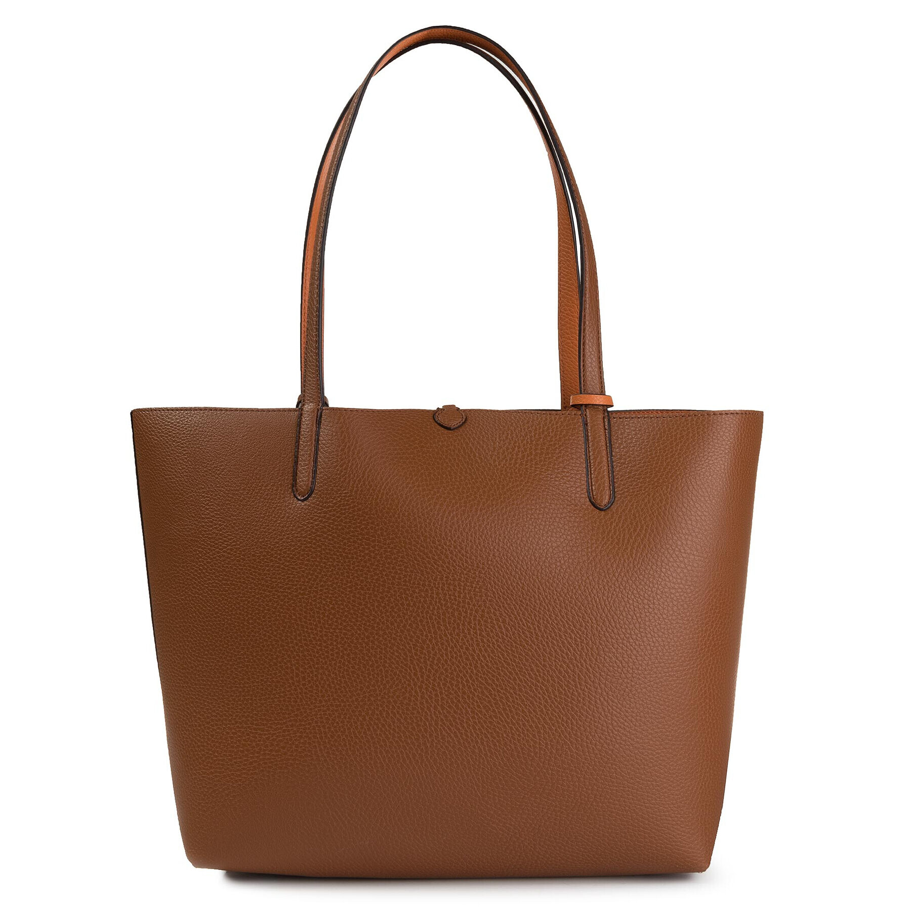 Lauren Ralph Lauren Дамска чанта Rvrsble Tote 431795329002 Оранжев - Pepit.bg