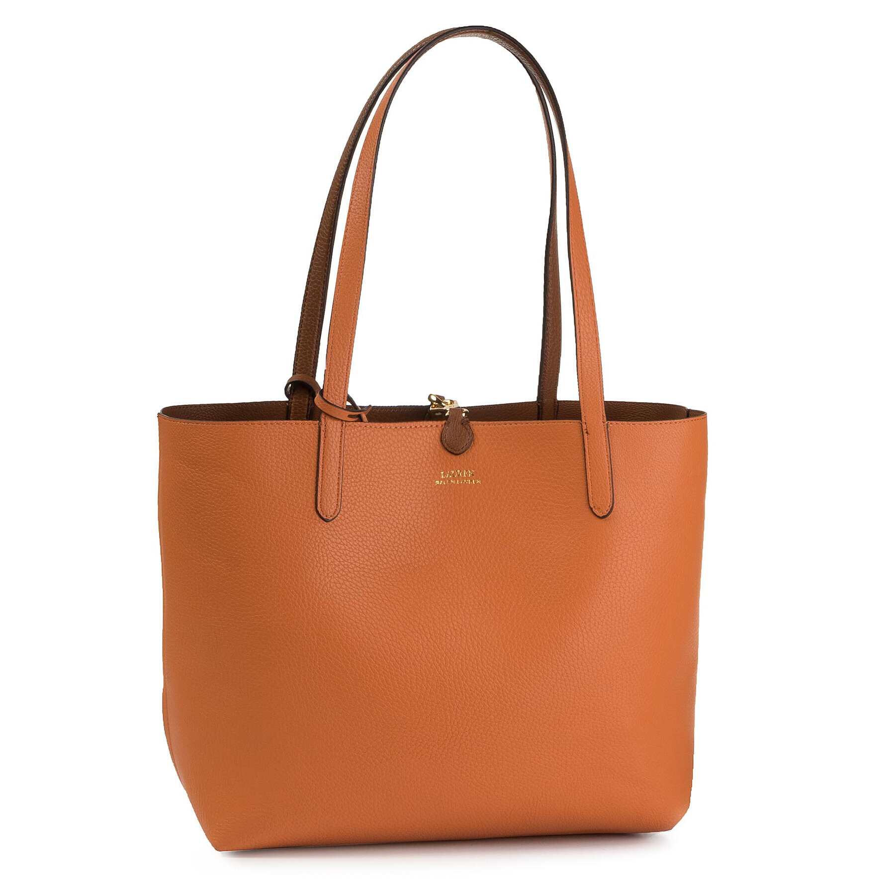 Lauren Ralph Lauren Дамска чанта Rvrsble Tote 431795329002 Оранжев - Pepit.bg