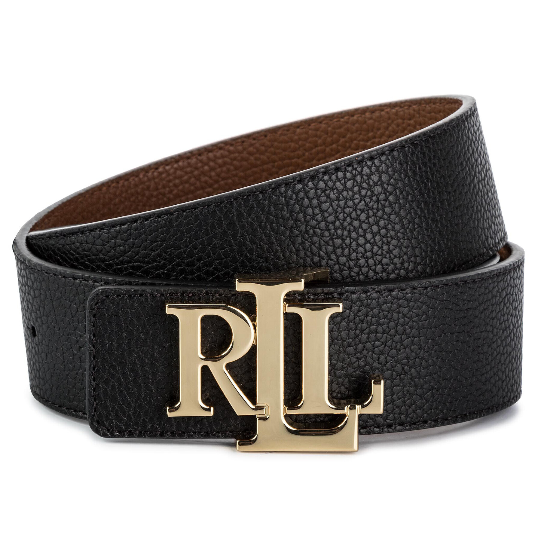 Lauren Ralph Lauren Дамски колан Rev Ltr 40 412754806001 Черен - Pepit.bg