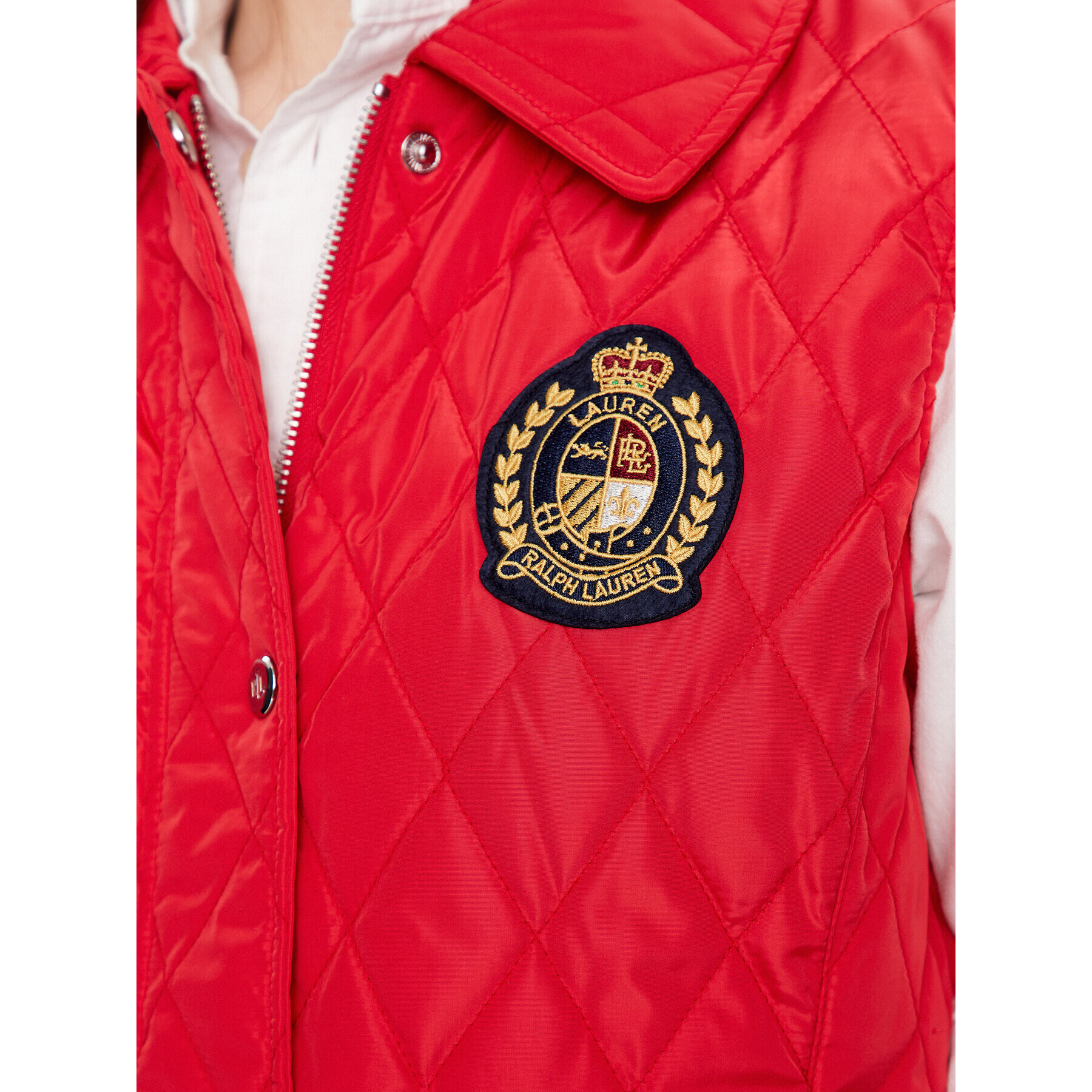 Lauren Ralph Lauren Елек 297905084001 Червен Regular Fit - Pepit.bg