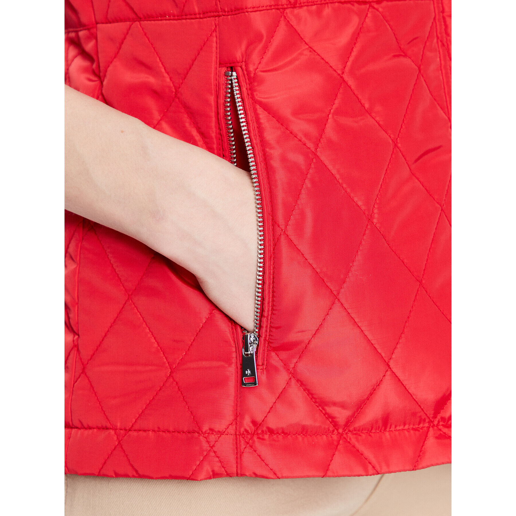 Lauren Ralph Lauren Елек 297905084001 Червен Regular Fit - Pepit.bg