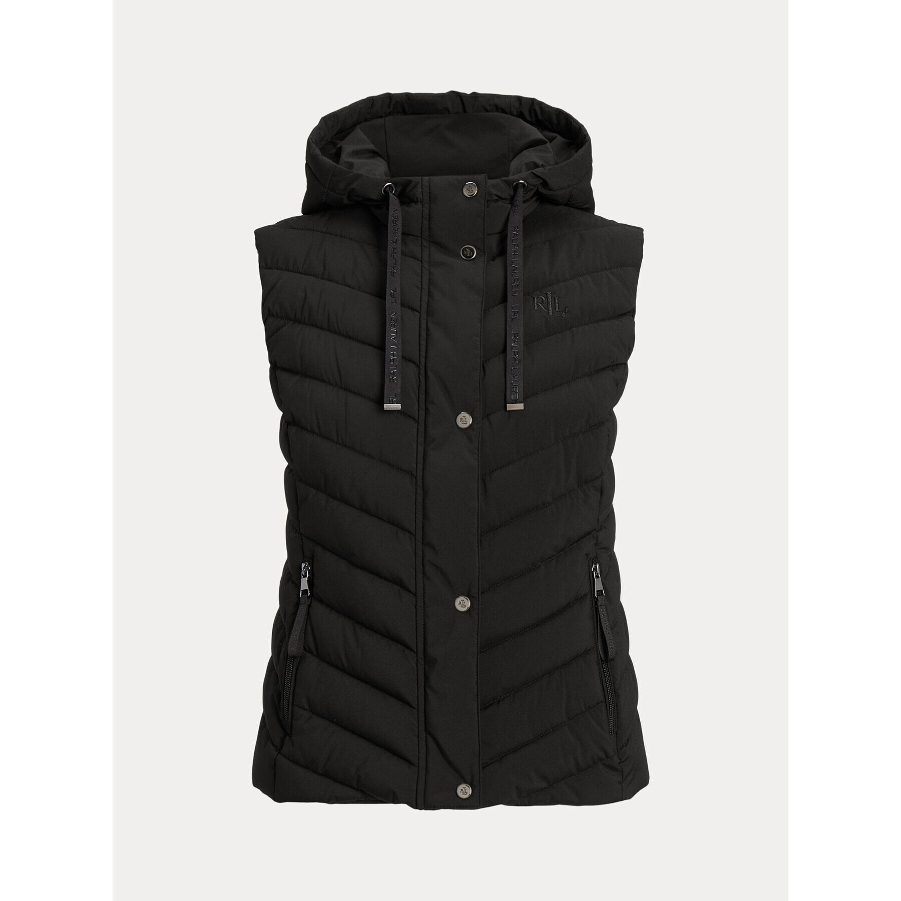 Lauren Ralph Lauren Елек 297918618001 Черен Regular Fit - Pepit.bg