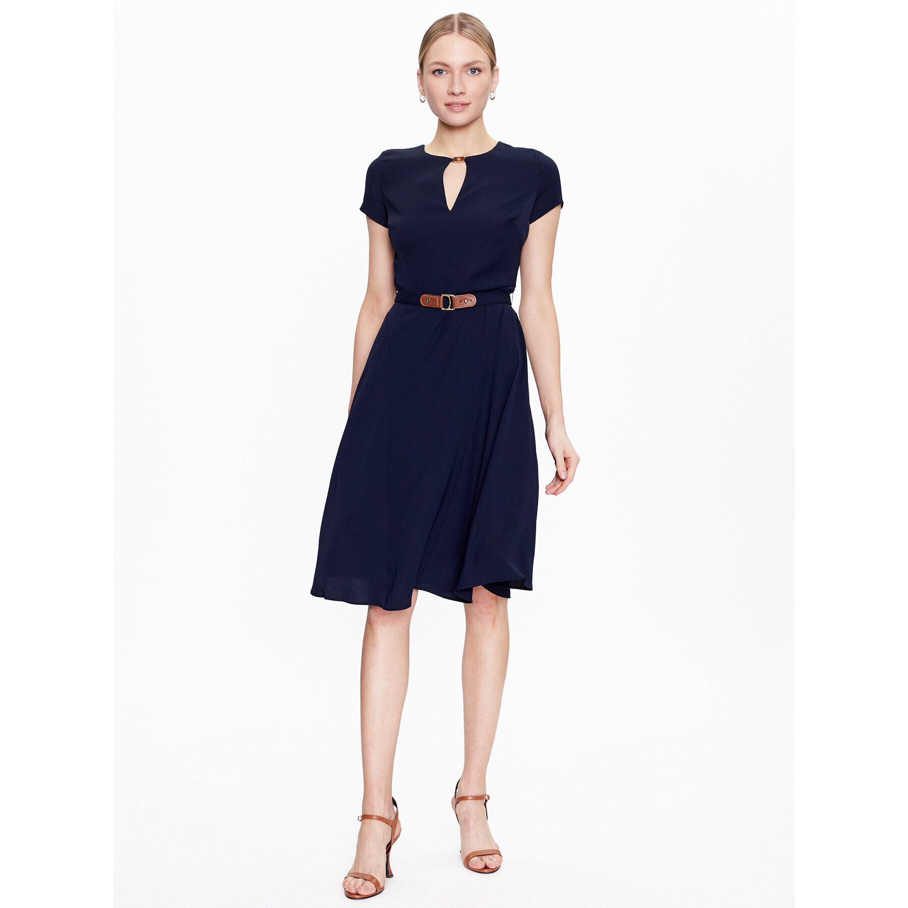 Lauren Ralph Lauren Ежедневна рокля 250868639004 Тъмносин Regular Fit - Pepit.bg