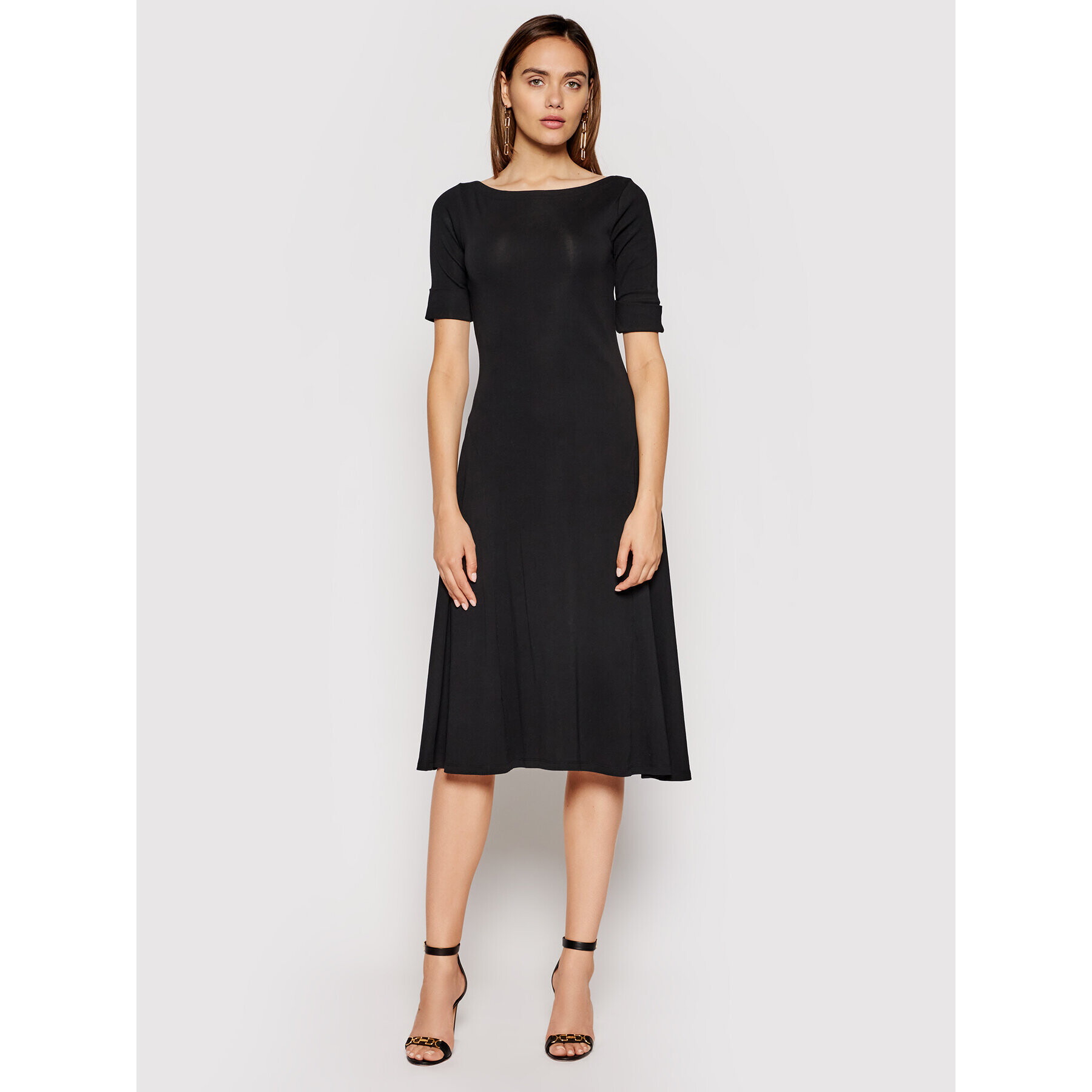 Lauren Ralph Lauren Ежедневна рокля 200769902001 Черен Regular Fit - Pepit.bg