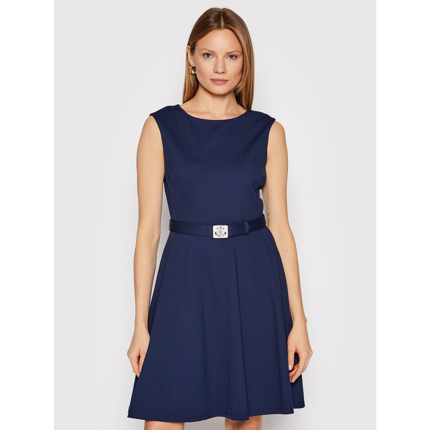 Lauren Ralph Lauren Ежедневна рокля 250861692001 Тъмносин Regular Fit - Pepit.bg