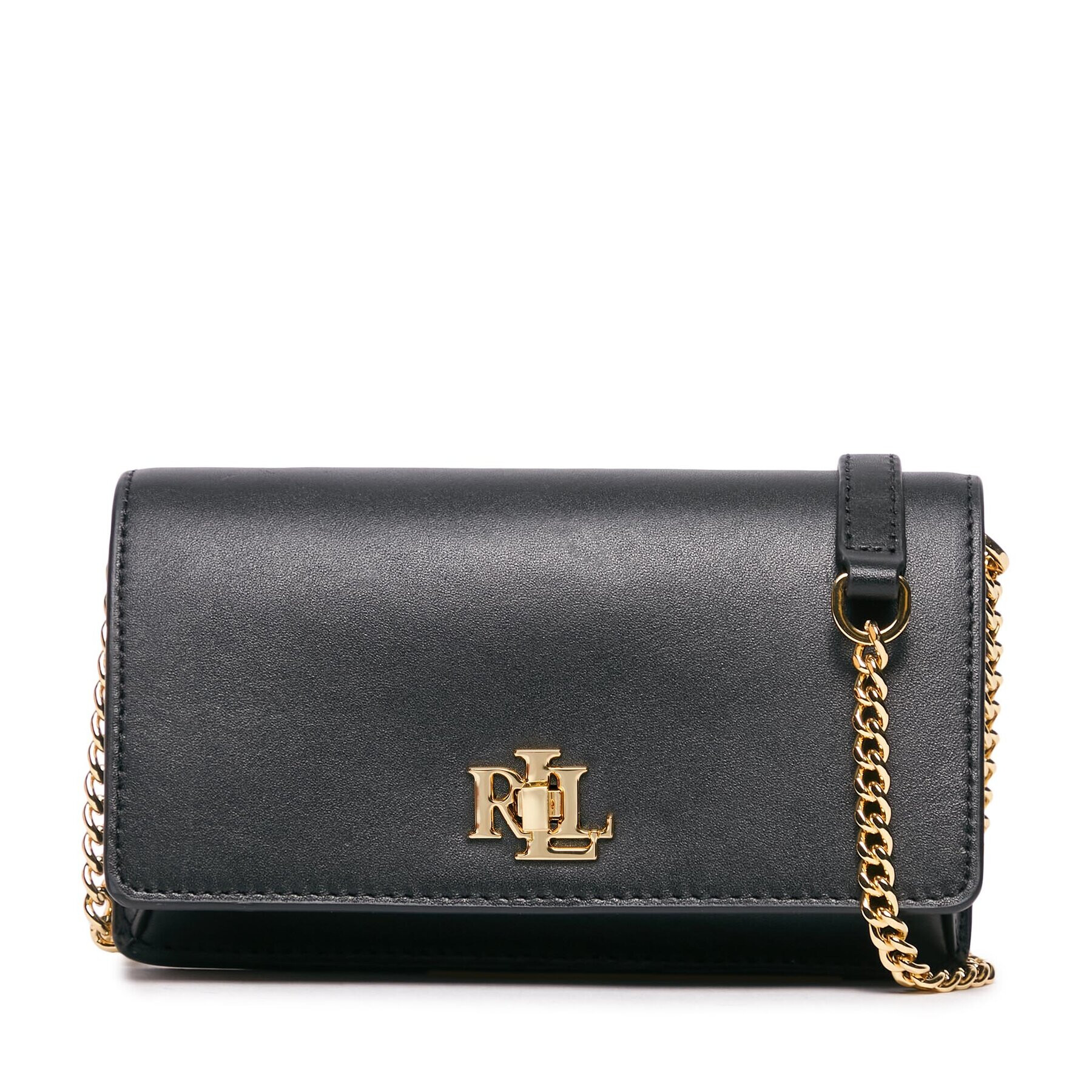 Lauren Ralph Lauren Голям дамски портфейл 432915377001 Черен - Pepit.bg