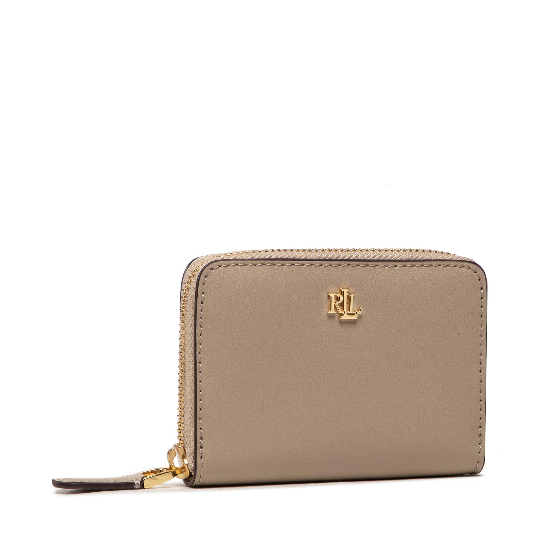 Lauren Ralph Lauren Голям дамски портфейл Sm Zip Wllet 432754175018 Бежов - Pepit.bg