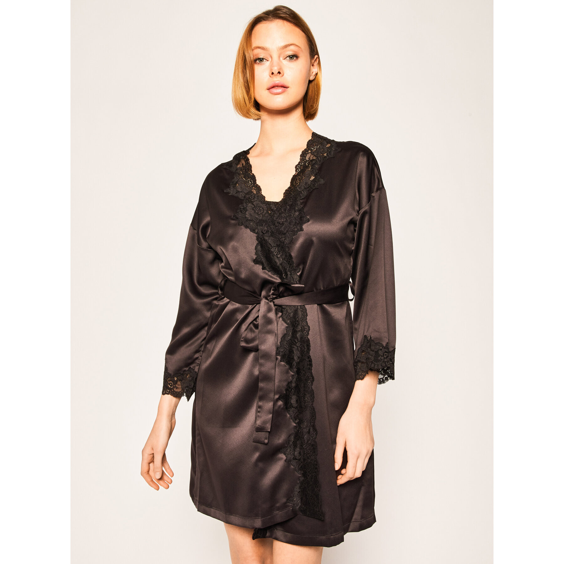 Lauren Ralph Lauren Халат I8141226 Черен - Pepit.bg