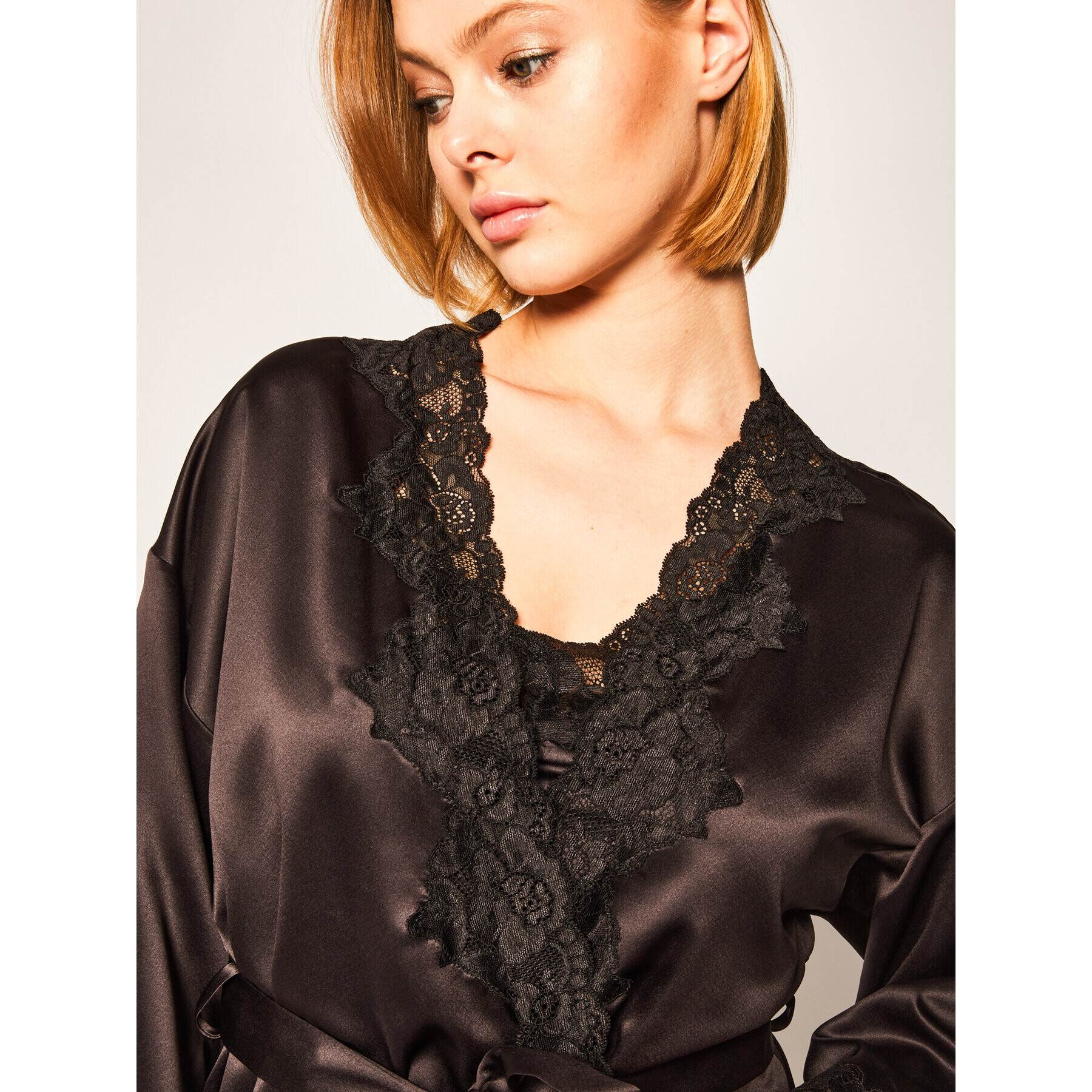 Lauren Ralph Lauren Халат I8141226 Черен - Pepit.bg