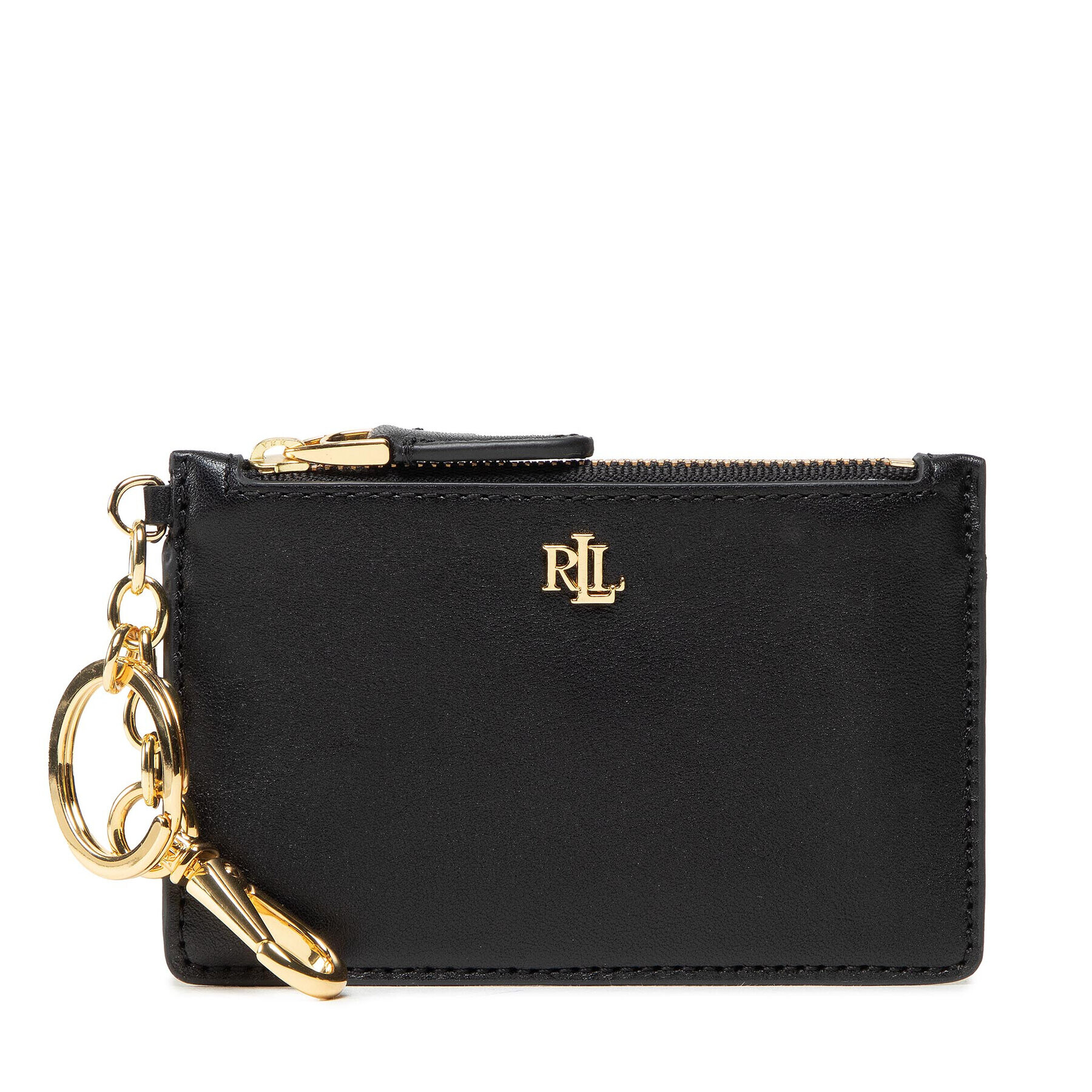 Lauren Ralph Lauren Калъф за кредитни карти Zip Card Cas 432876731002 Черен - Pepit.bg