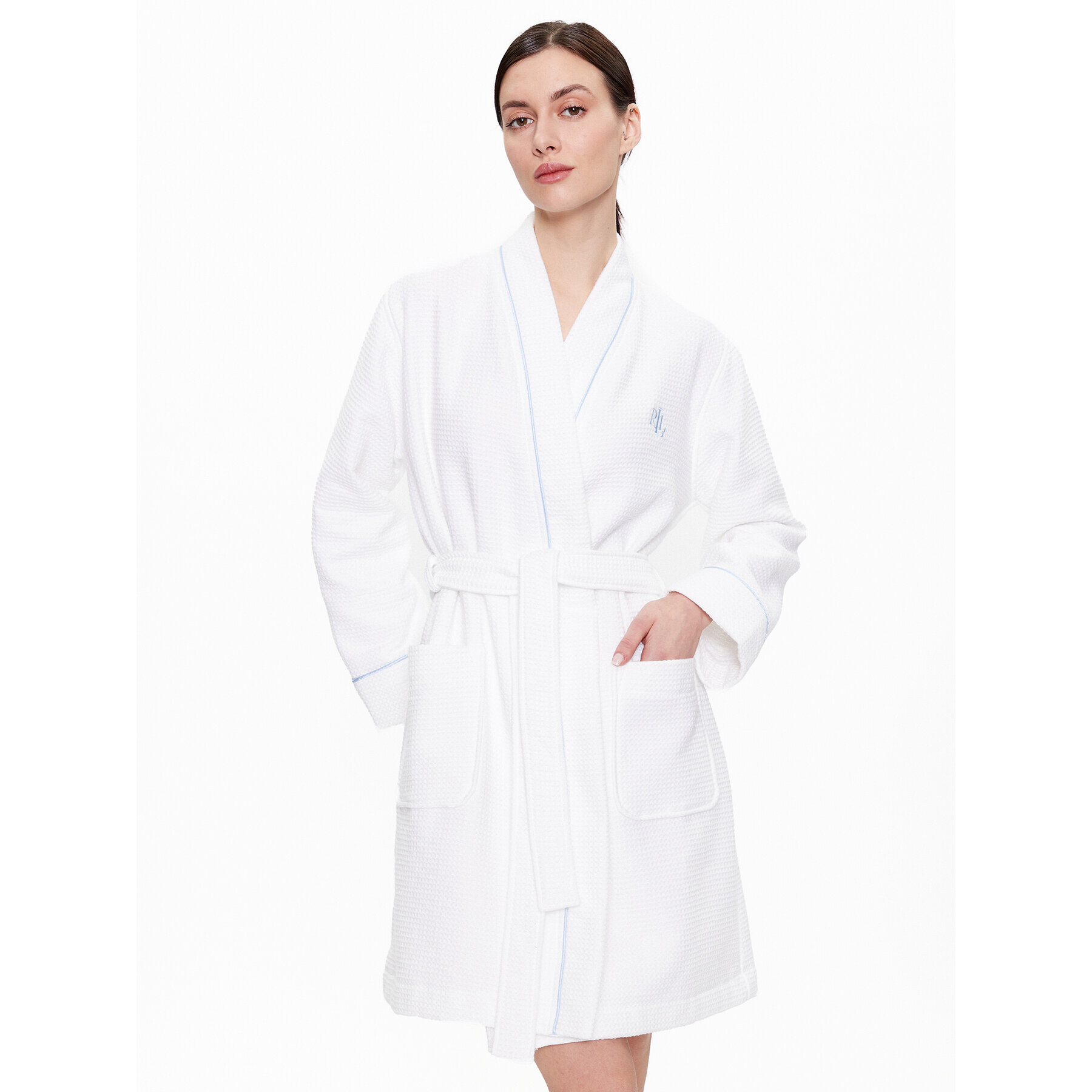 Lauren Ralph Lauren Халат ILN42241 Бял Regular Fit - Pepit.bg