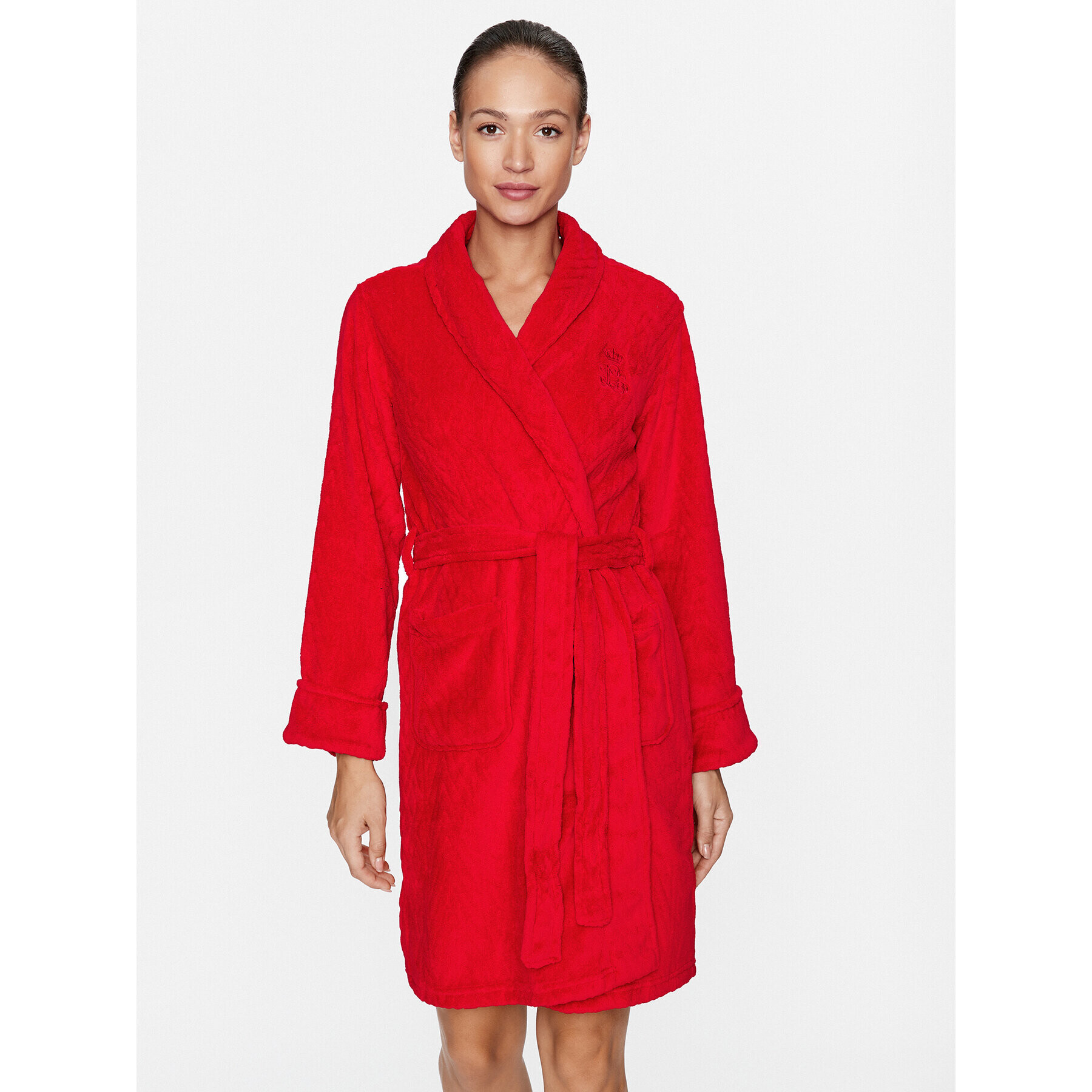Lauren Ralph Lauren Халат ILN42275F Червен - Pepit.bg