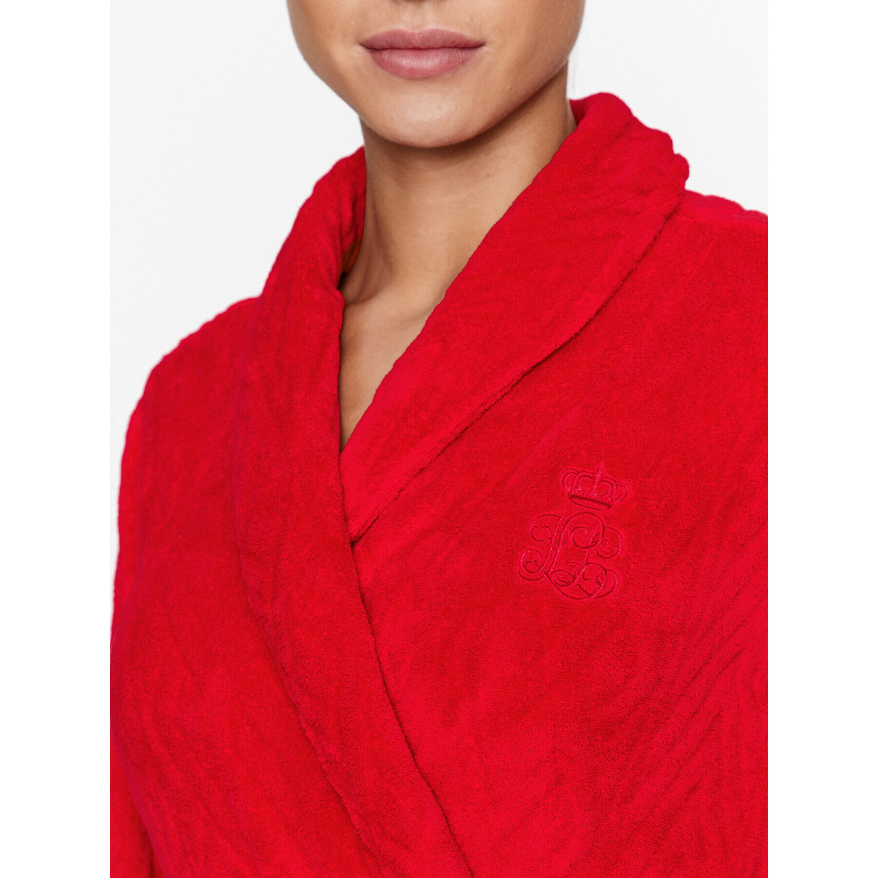 Lauren Ralph Lauren Халат ILN42275F Червен - Pepit.bg