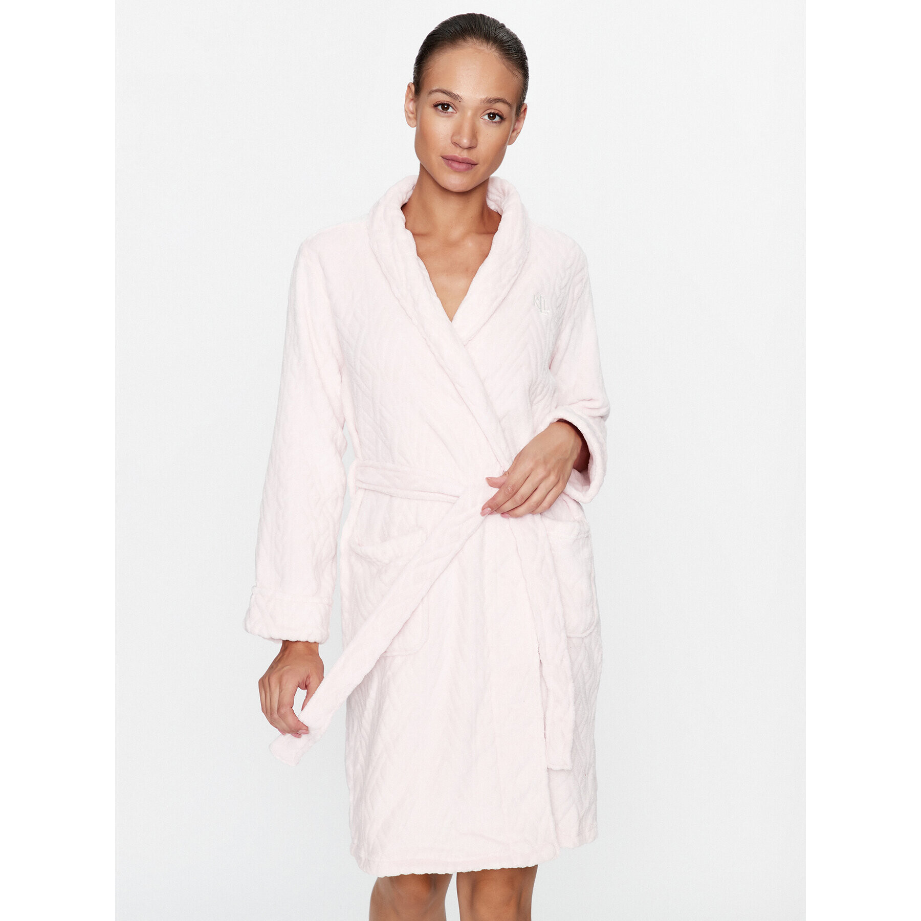 Lauren Ralph Lauren Халат ILN42275F Розов - Pepit.bg