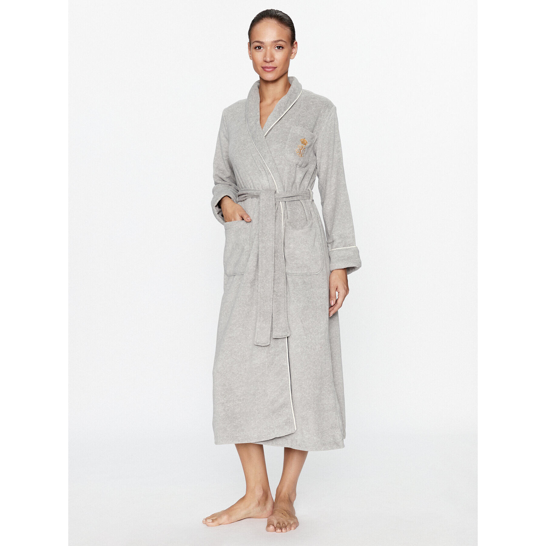 Lauren Ralph Lauren Халат ILN52294F Сив - Pepit.bg