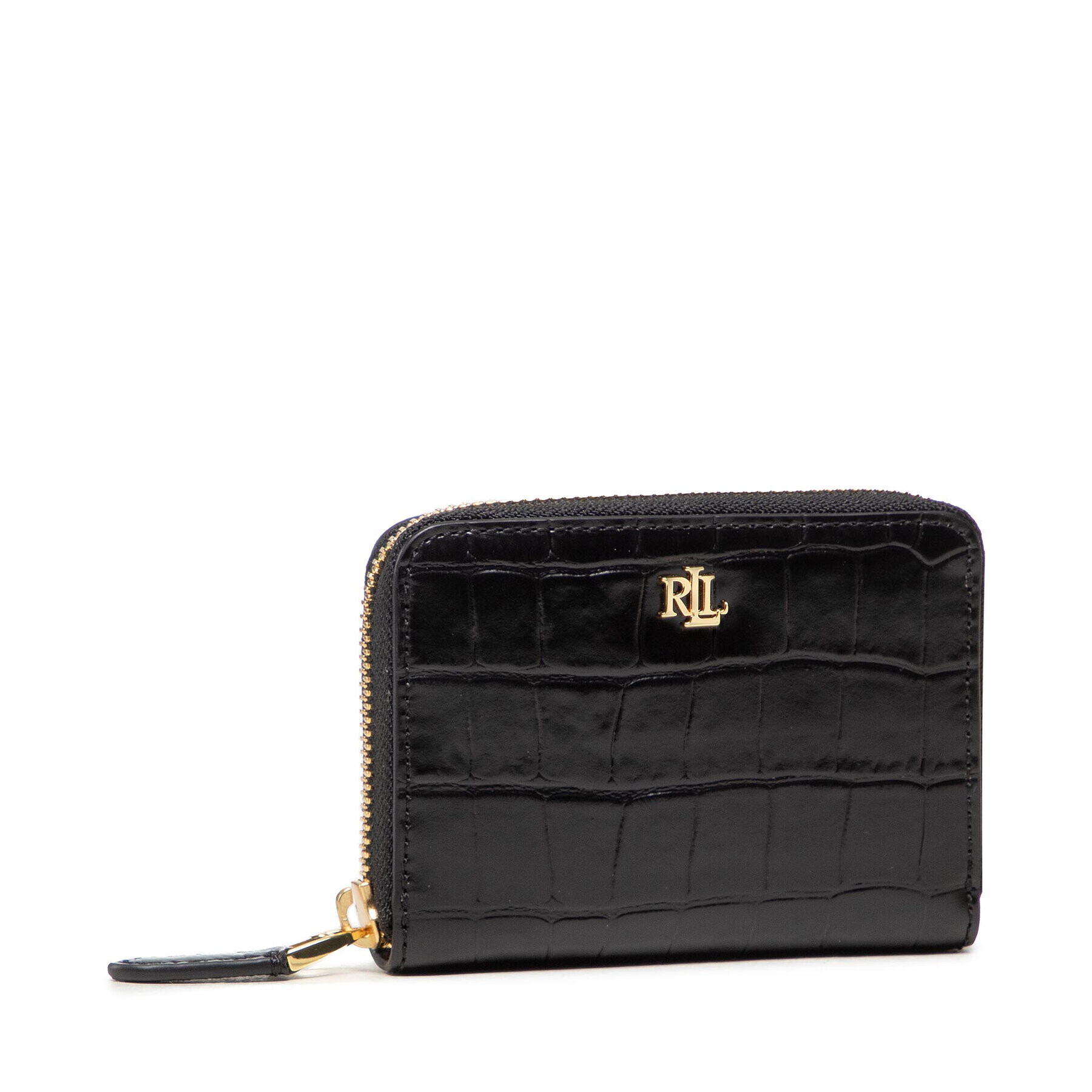 Lauren Ralph Lauren Малък дамски портфейл Sm Zip Wllet 432814320001 Черен - Pepit.bg