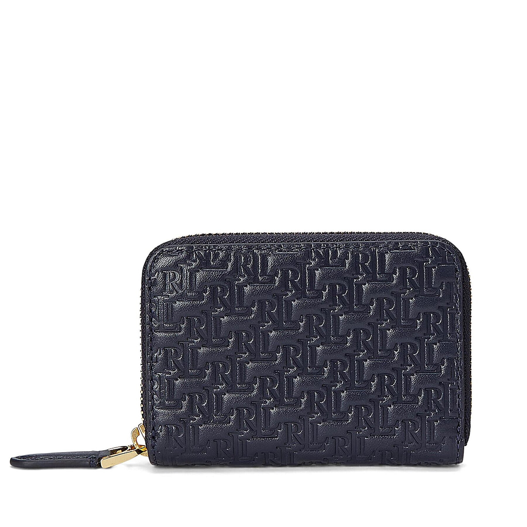 Lauren Ralph Lauren Малък дамски портфейл Sm Zip Wllet 432883664008 Тъмносин - Pepit.bg