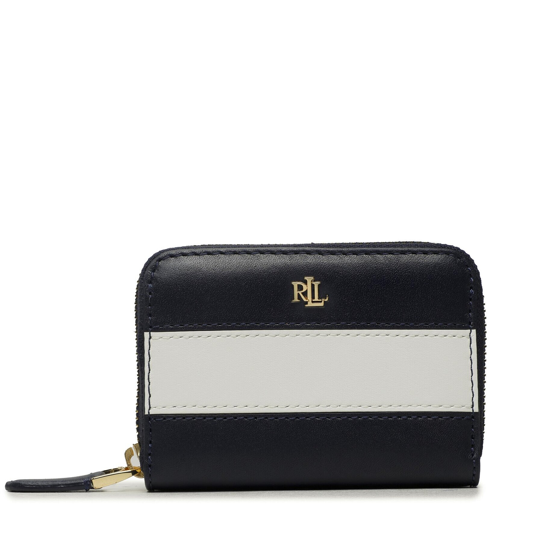 Lauren Ralph Lauren Малък дамски портфейл Sm Zip Wllet 432891182001 Тъмносин - Pepit.bg