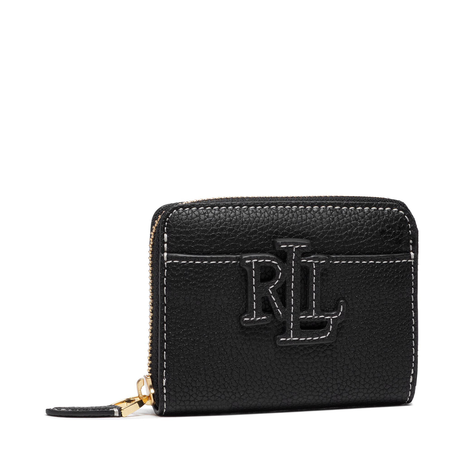 Lauren Ralph Lauren Малък дамски портфейл Logo Zip Wlt 432836654001 Черен - Pepit.bg