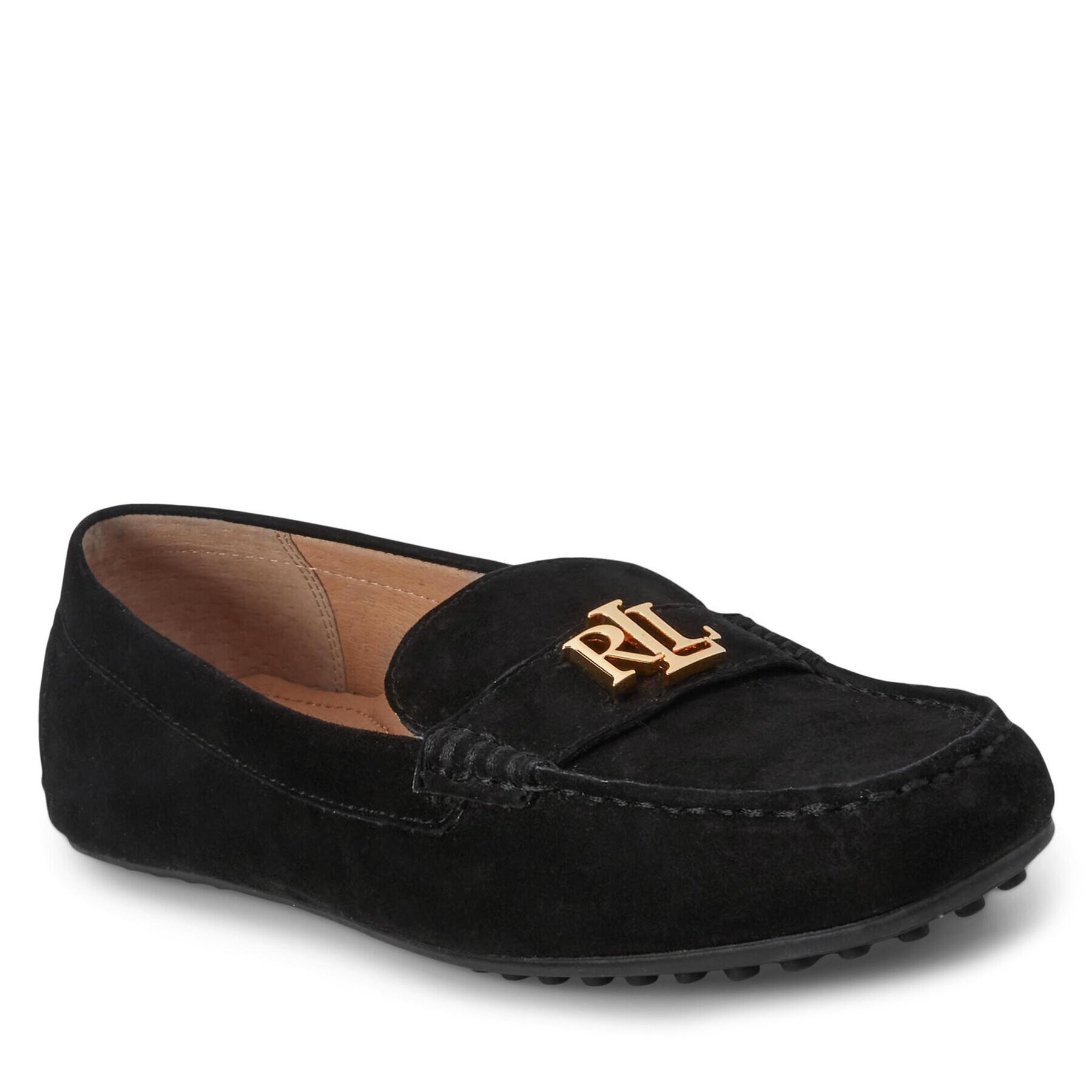 Lauren Ralph Lauren Мокасини 802821629018 Черен - Pepit.bg