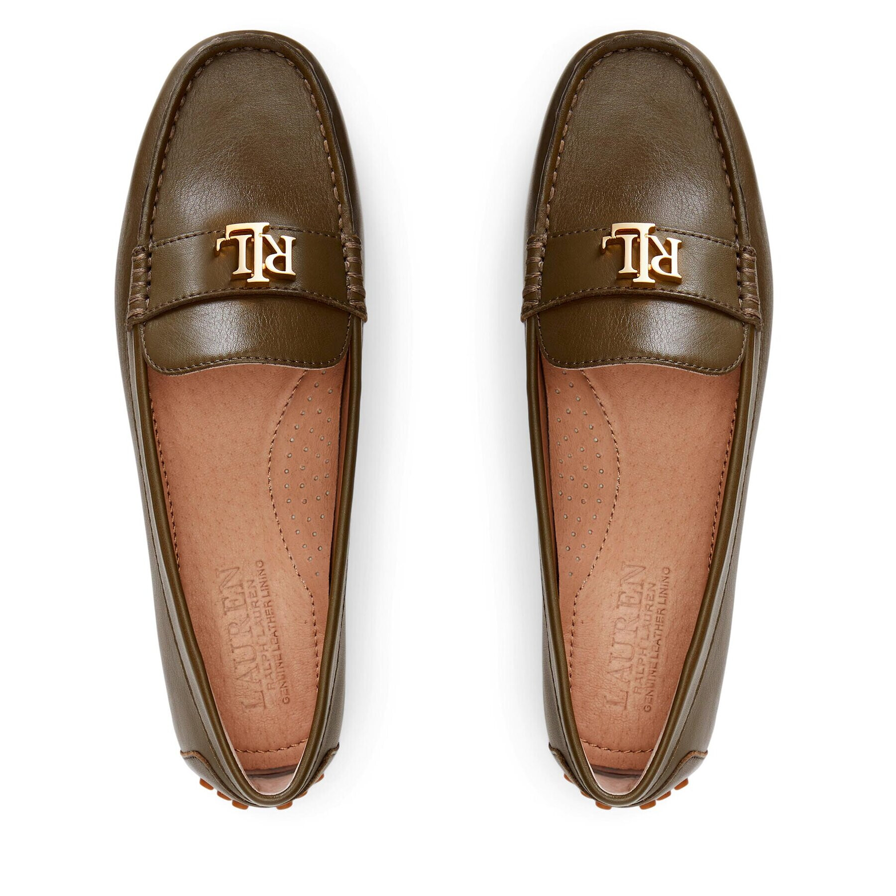 Lauren Ralph Lauren Мокасини 802852847010 Зелен - Pepit.bg