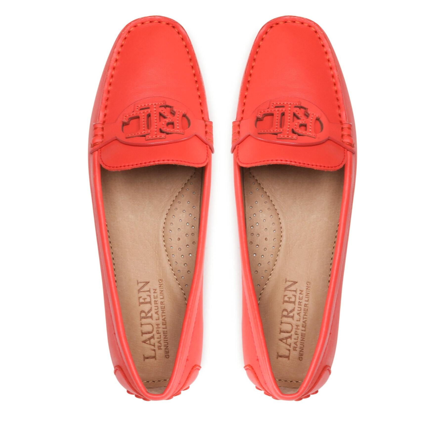 Lauren Ralph Lauren Мокасини Brynn 802860791002 Червен - Pepit.bg