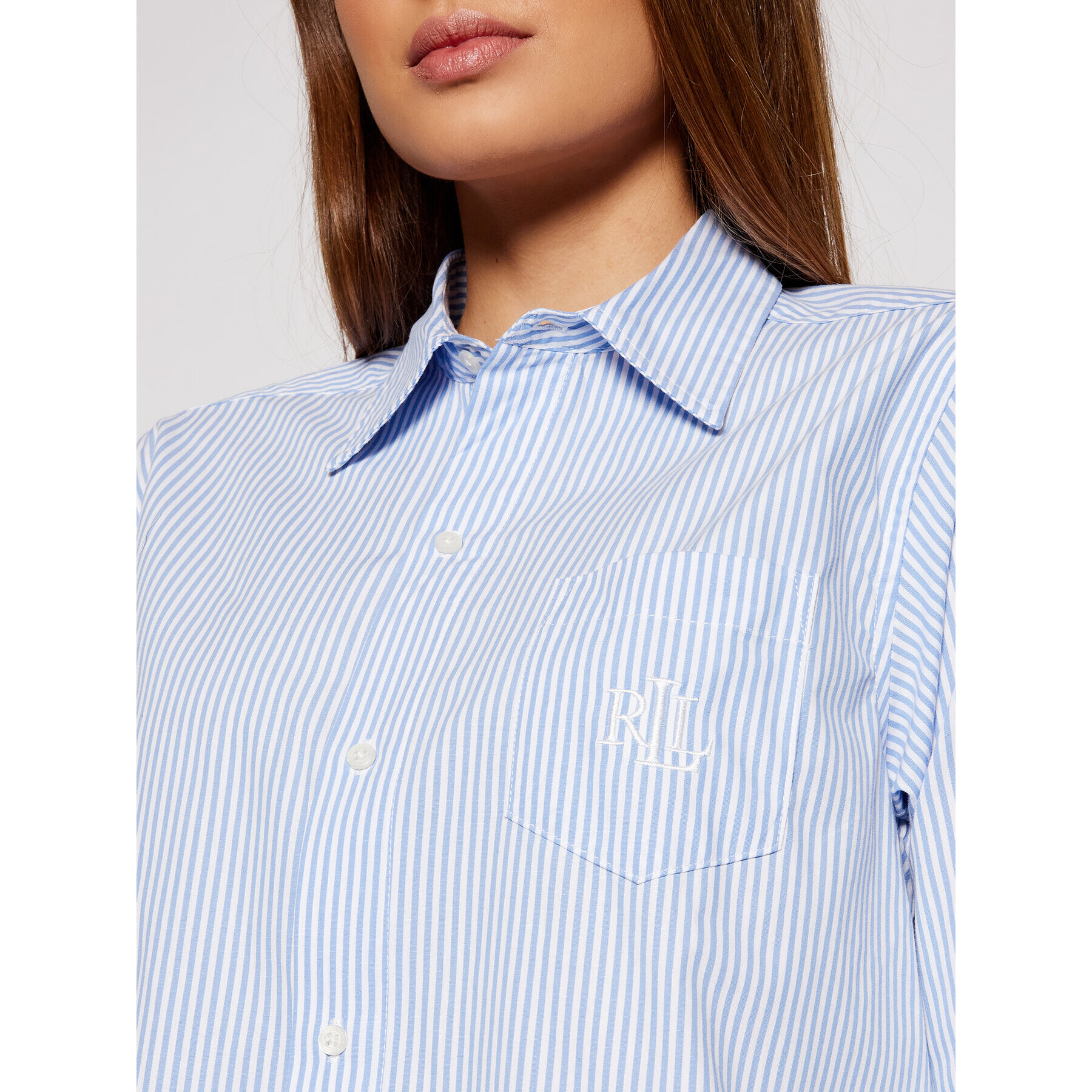 Lauren Ralph Lauren Нощница I815197 Син Regular Fit - Pepit.bg