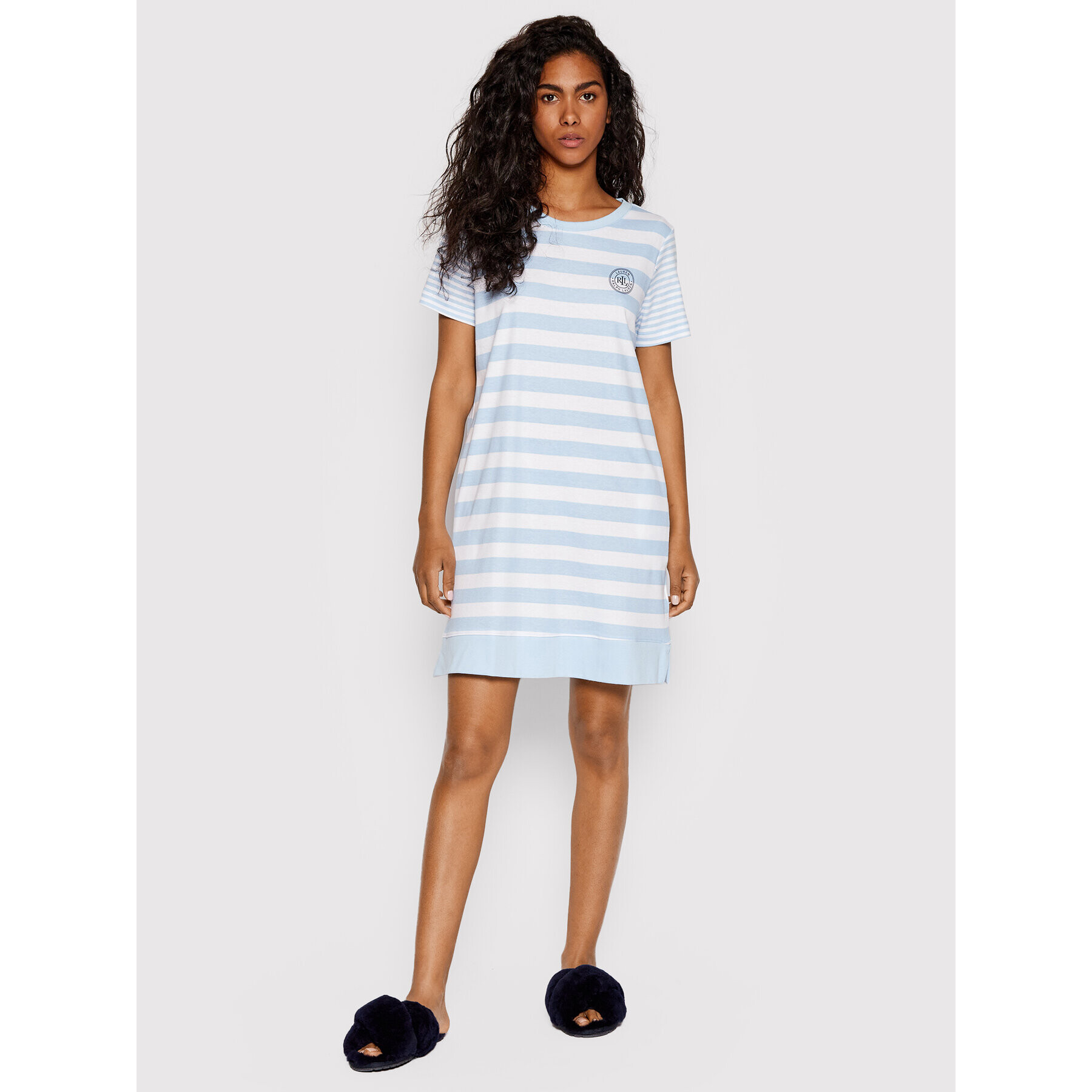 Lauren Ralph Lauren Нощница ILN22183 Син Regular Fit - Pepit.bg